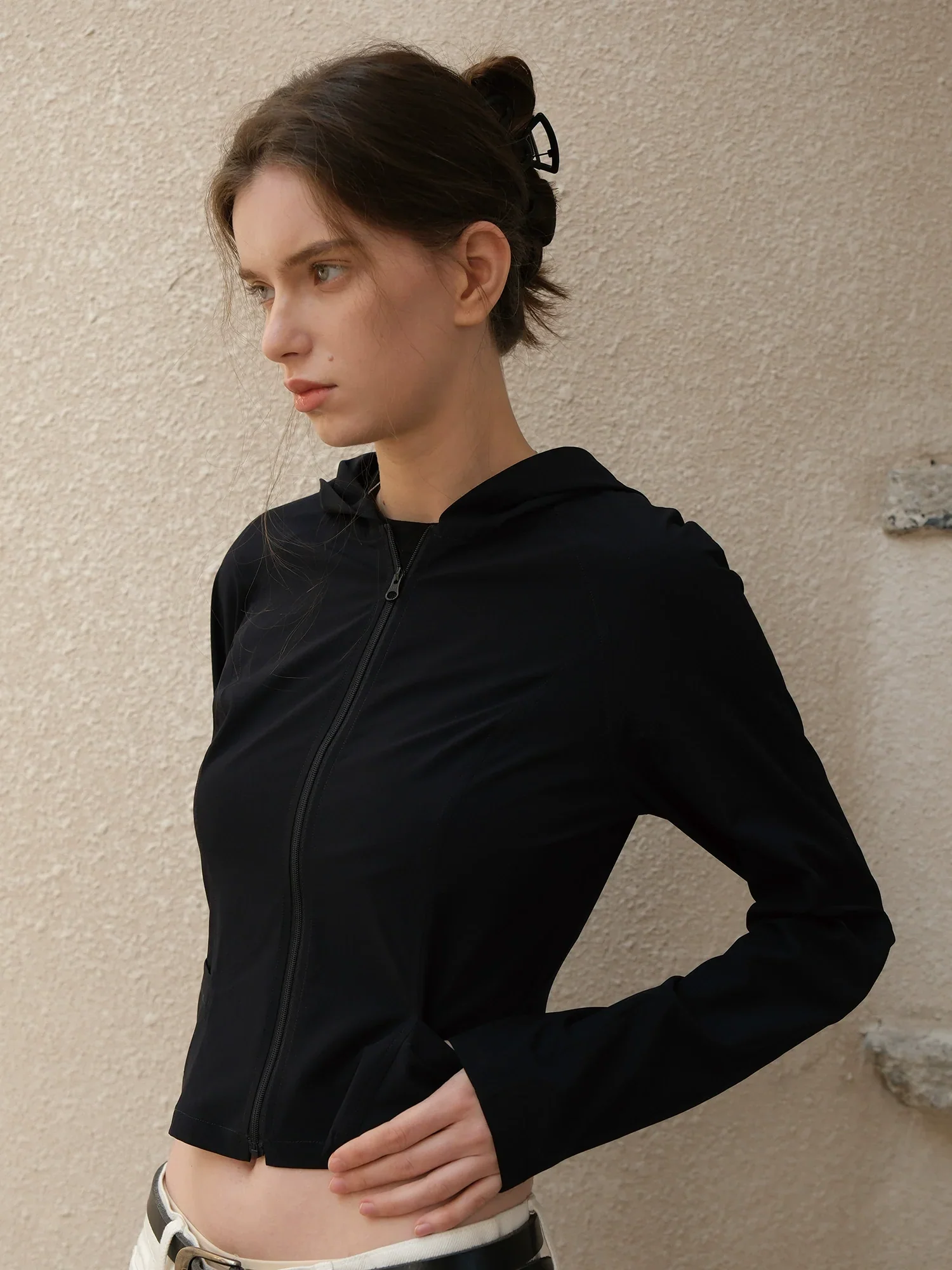 UV Crop Hooded Jacket - Image 3