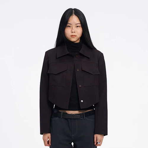 V-Hem Coffee Jacket - Image 4