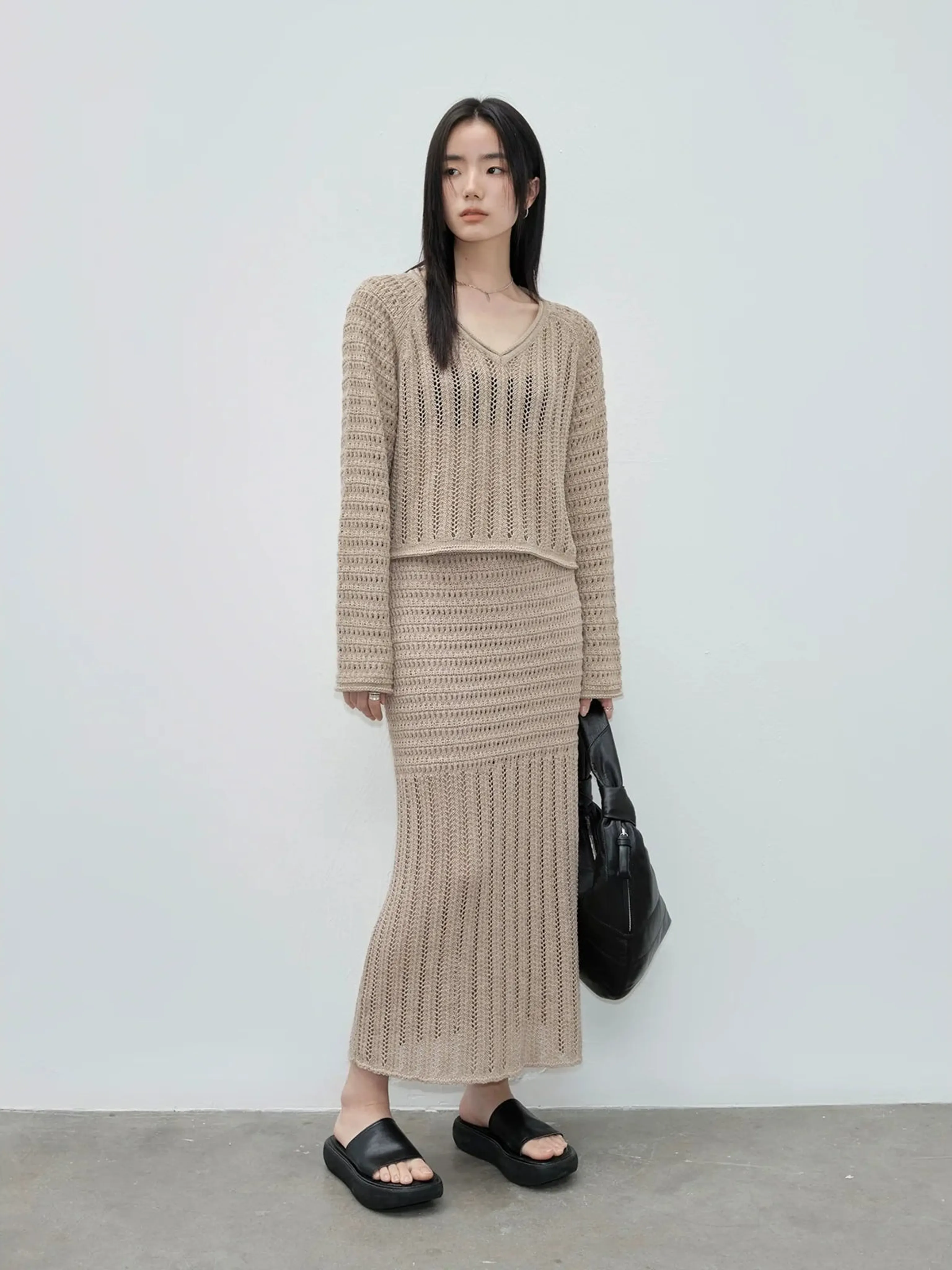 V-Neck Knit Ensemble - Image 6