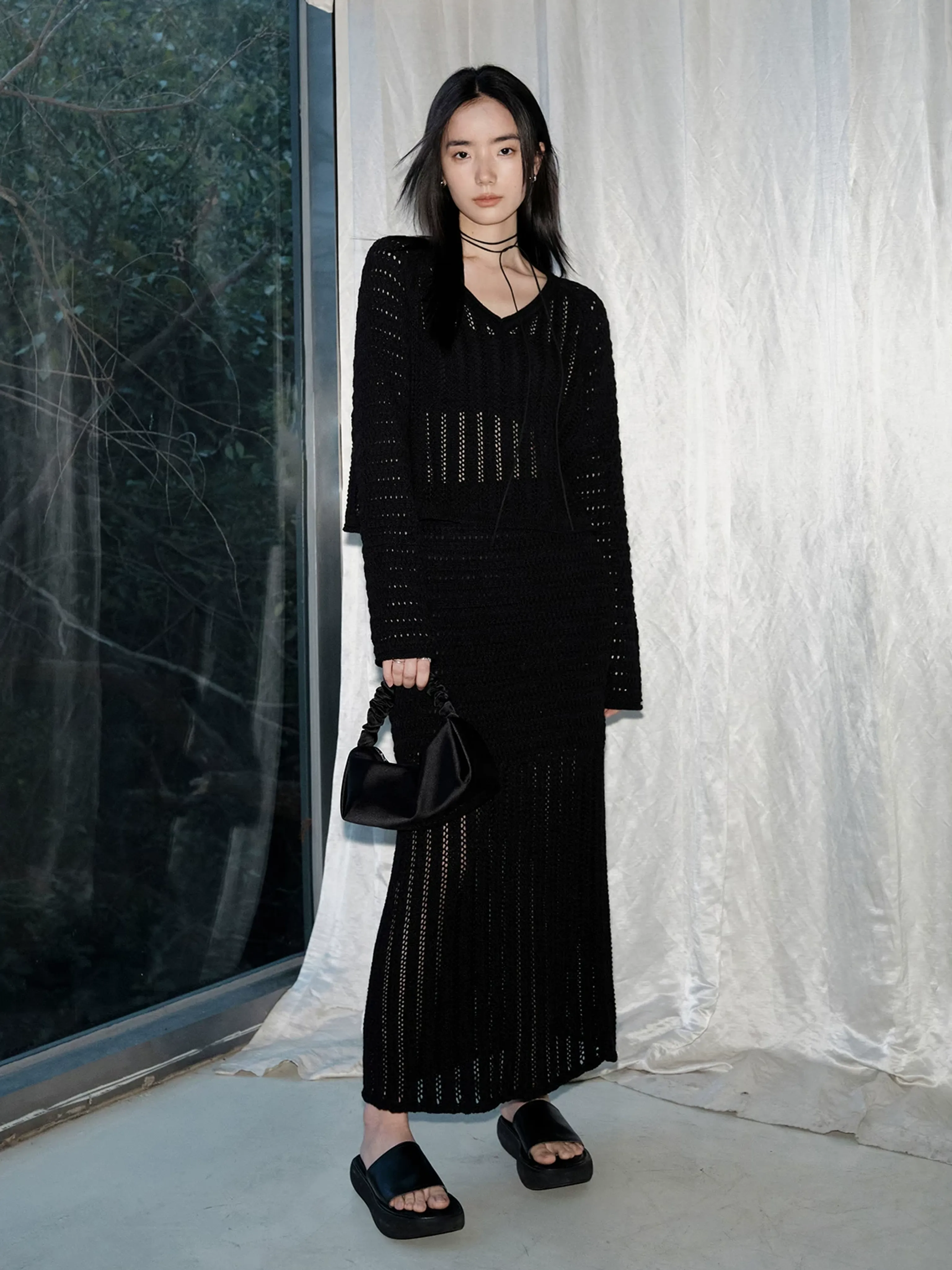 V-Neck Knit Ensemble - Image 7