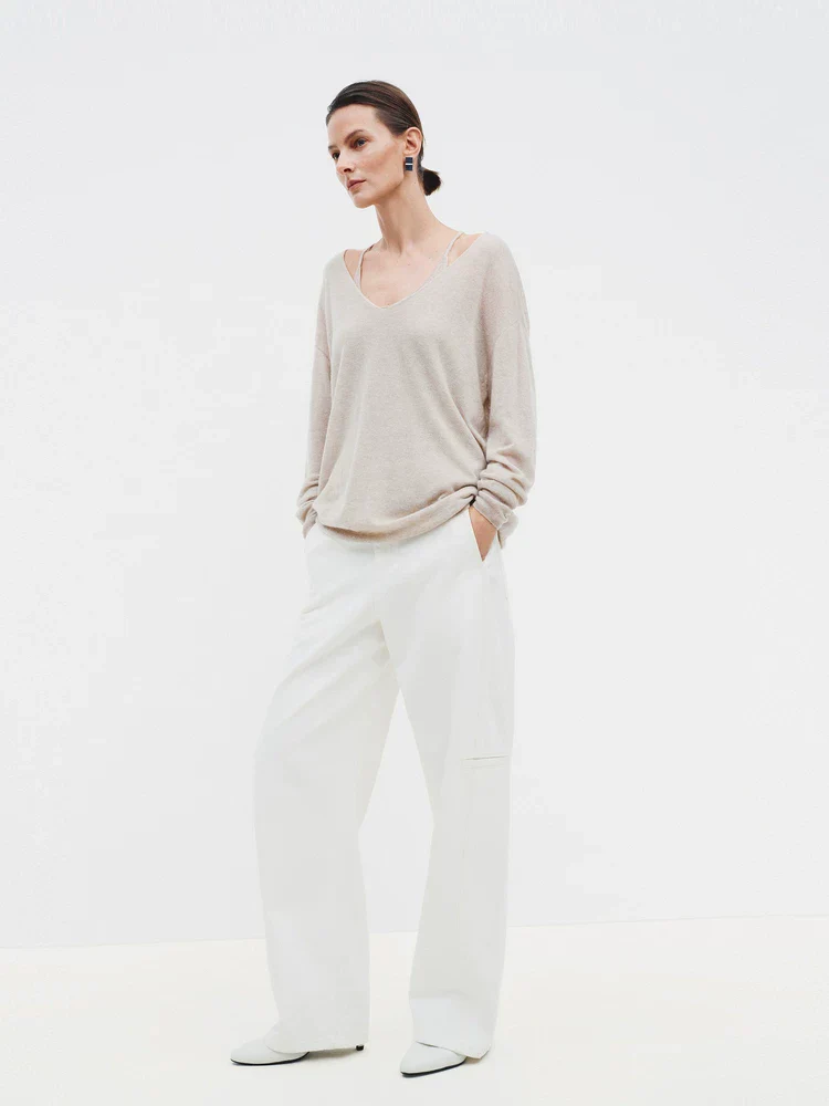 V-Neck Knit Set - Image 2