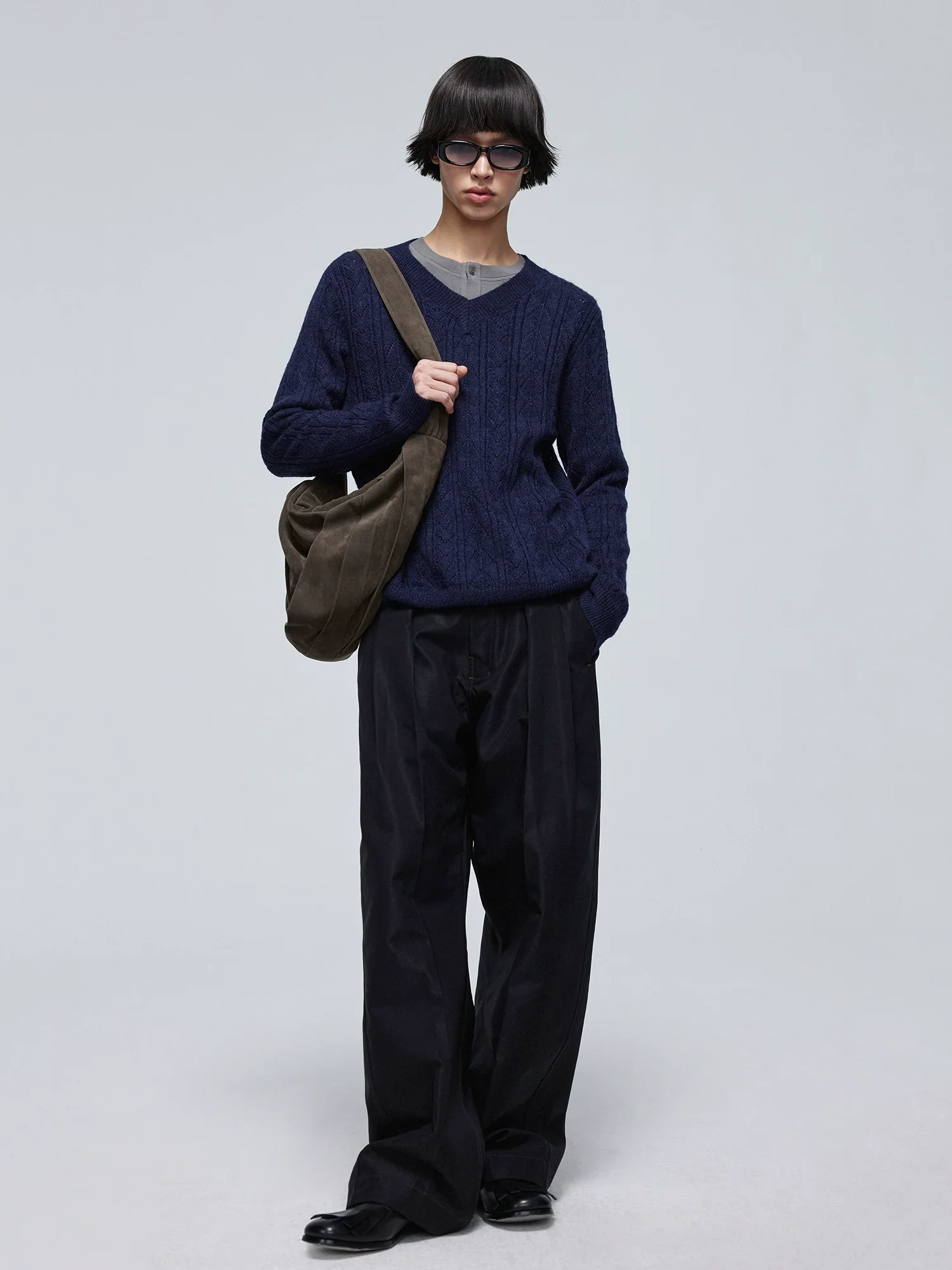 V-Neck Pointelle Sweater - Image 5