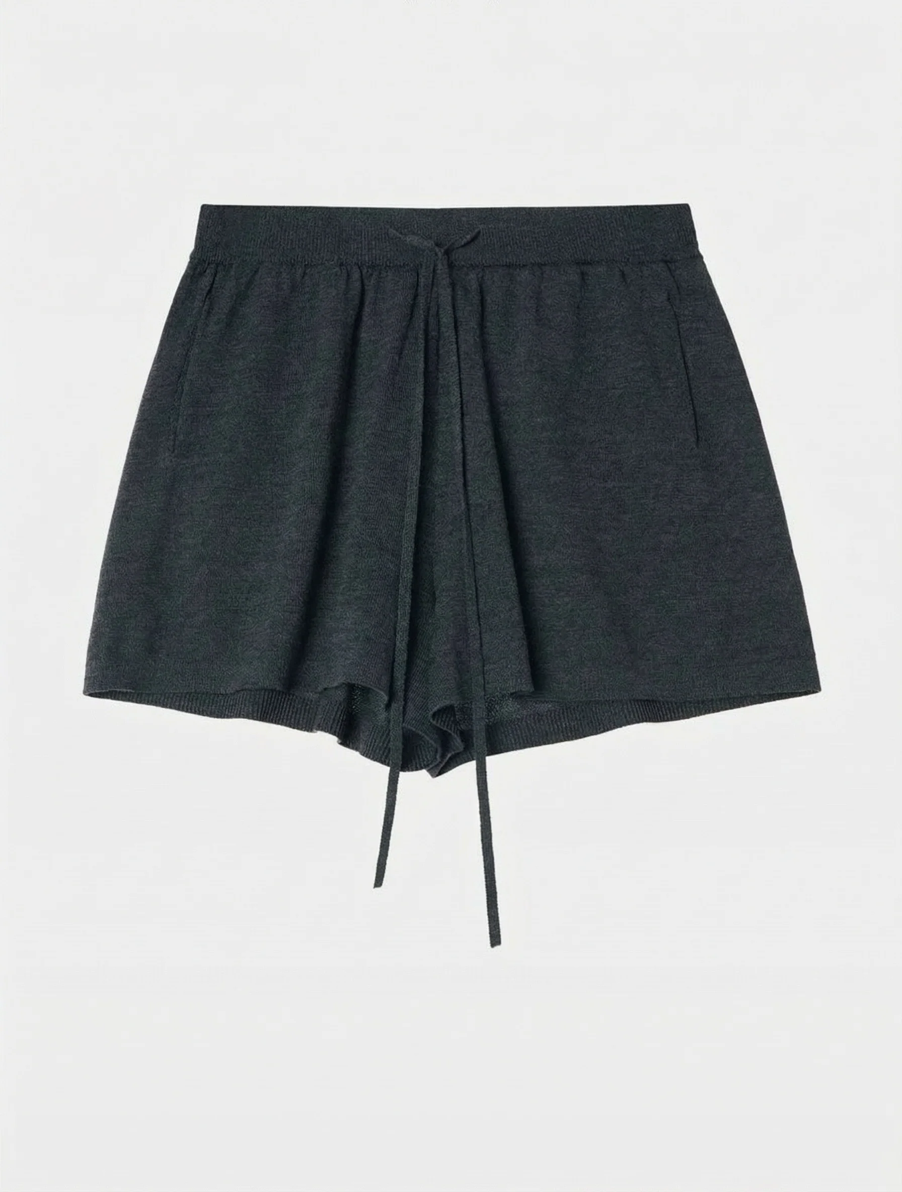 V-neck Sweater and Shorts Set - Image 2