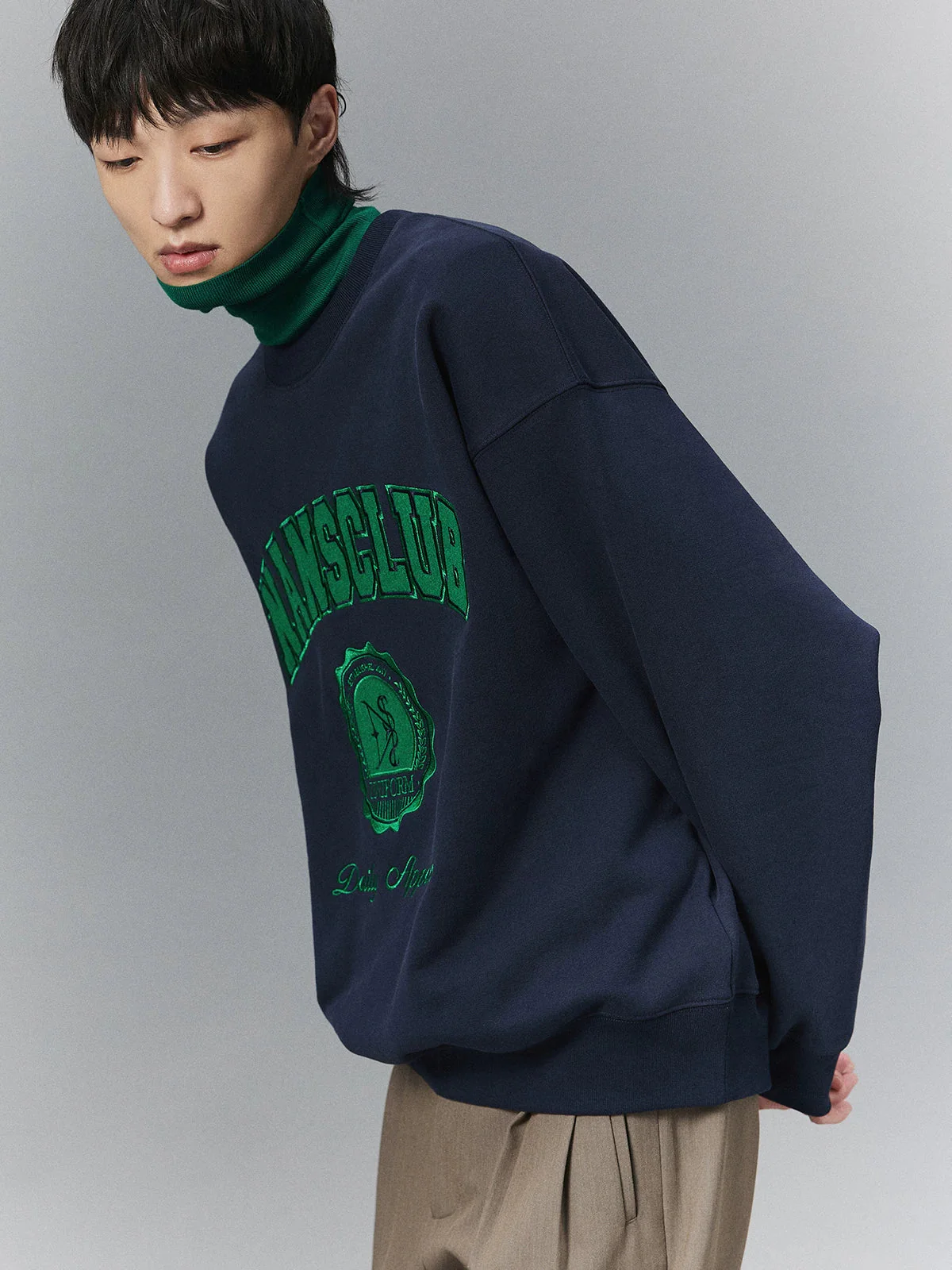 Varsity Crest Fleece Crew - Image 5