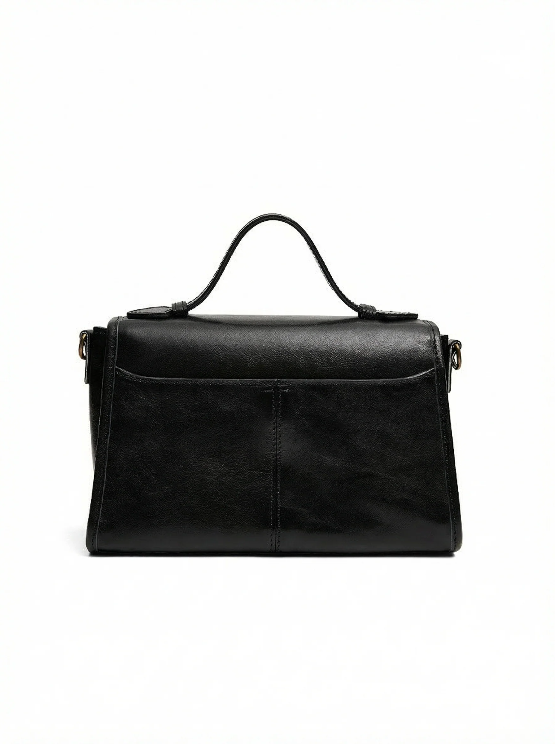 Vegetable-Tanned Cowhide Messenger Bag - Image 5