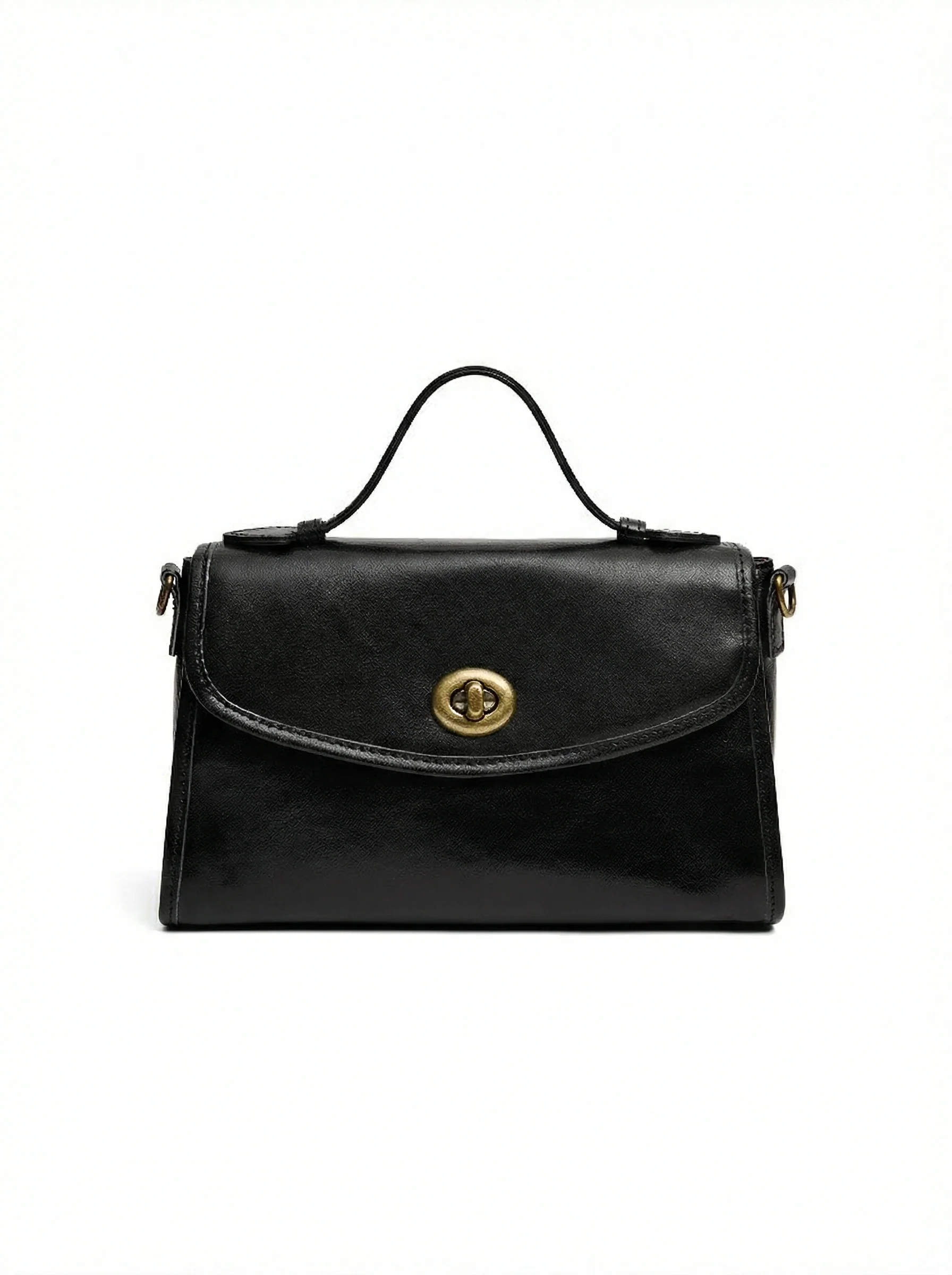 Vegetable-Tanned Cowhide Messenger Bag - Image 6