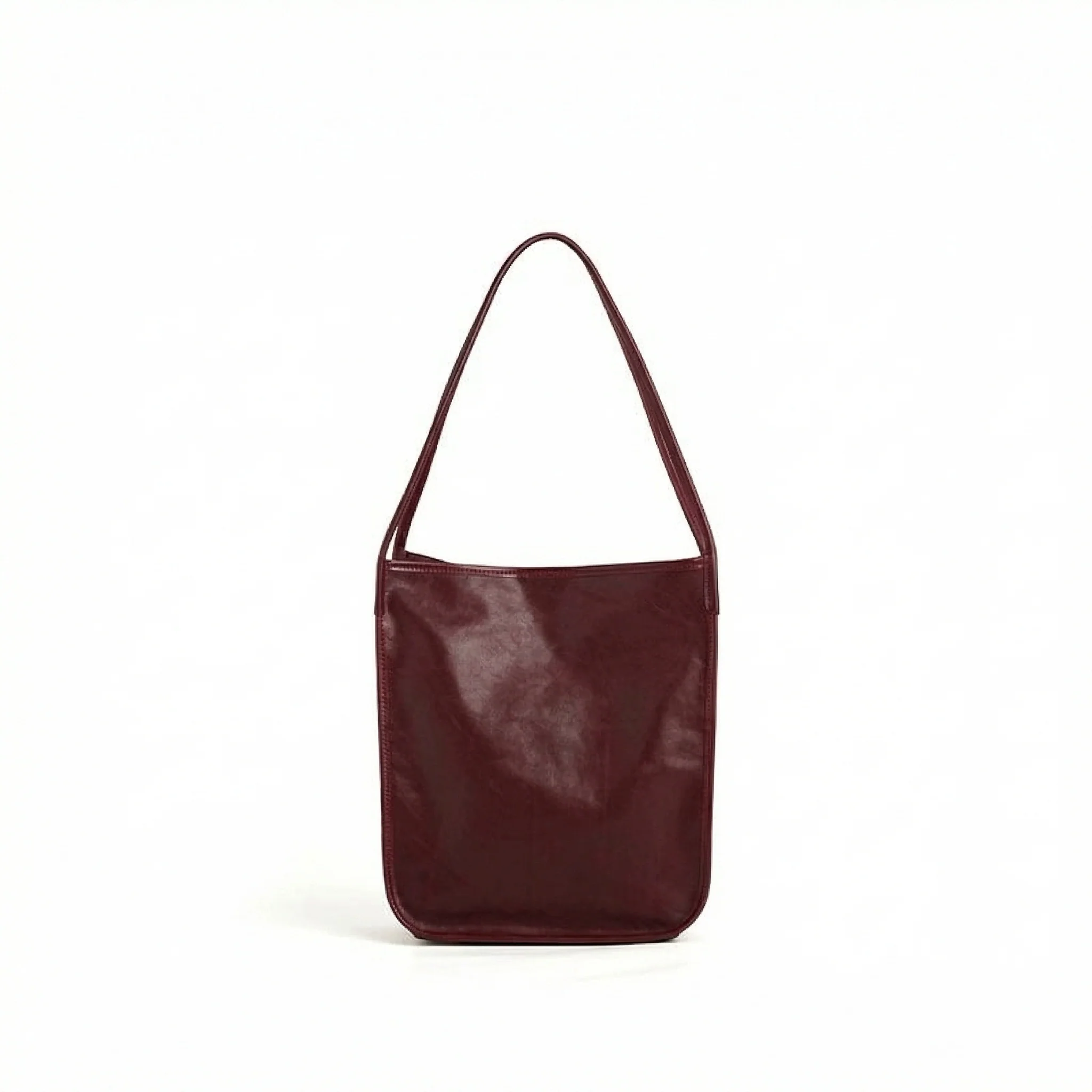 Vegetable-Tanned Leather Tote - Image 6
