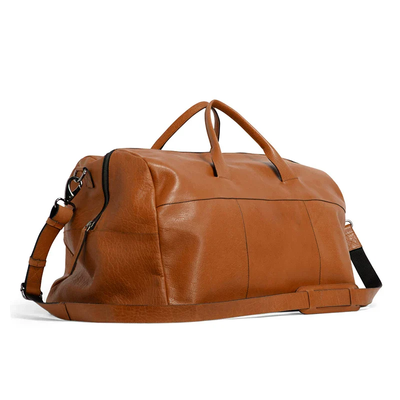 Vegetable-Tanned Top-Grain Leather Weekender - Image 6