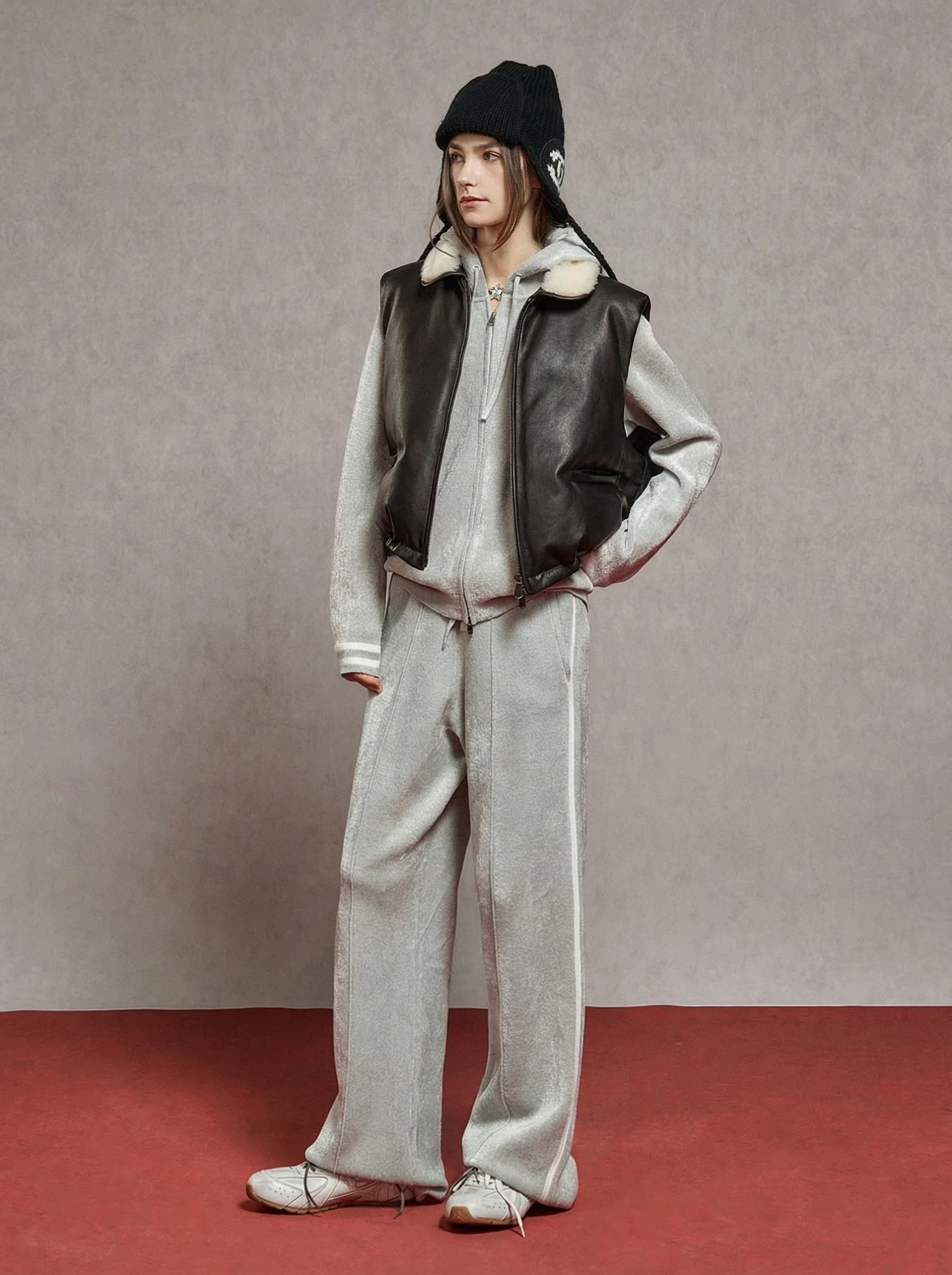Velour Hoodie Set - Image 3