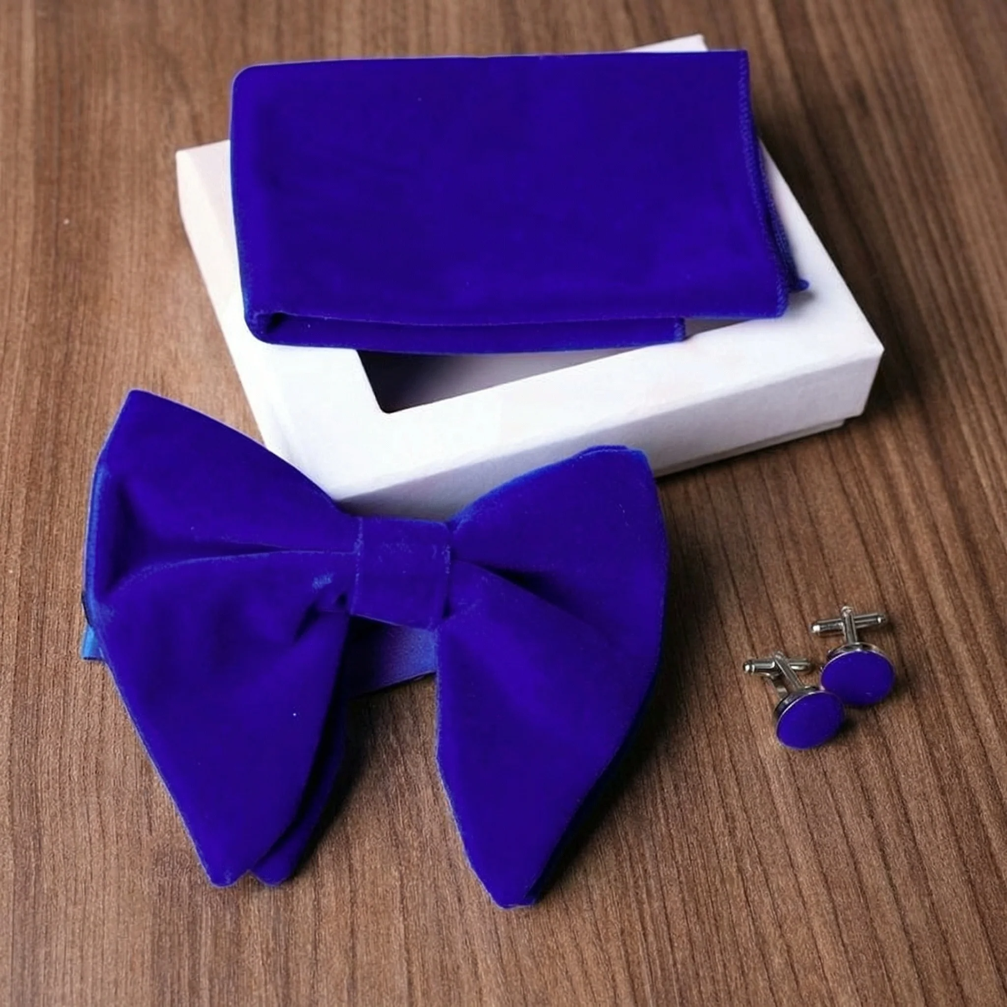 Velvet Bow Tie Set - Image 4