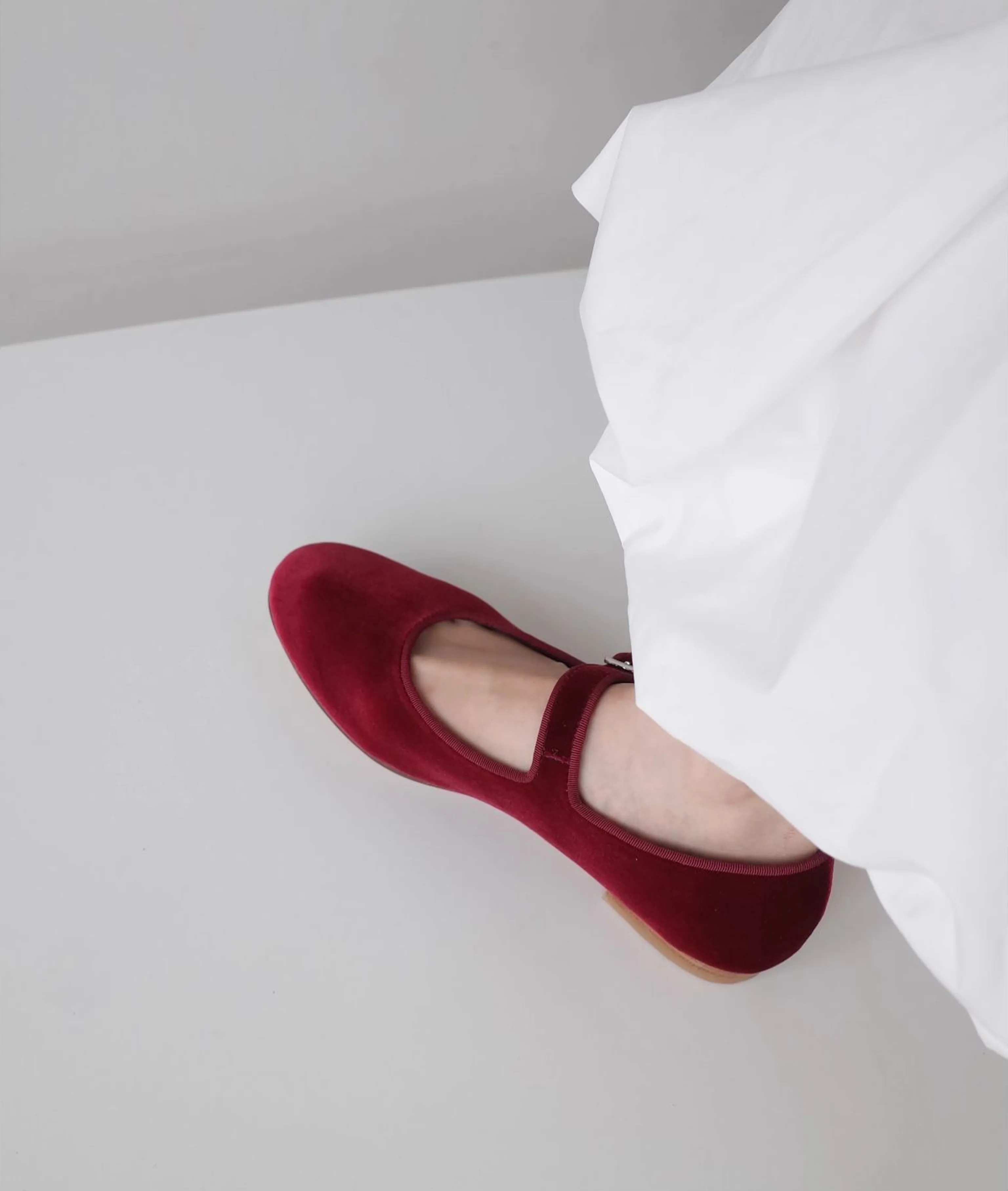 Velvet Mary Jane Shoes - Image 9