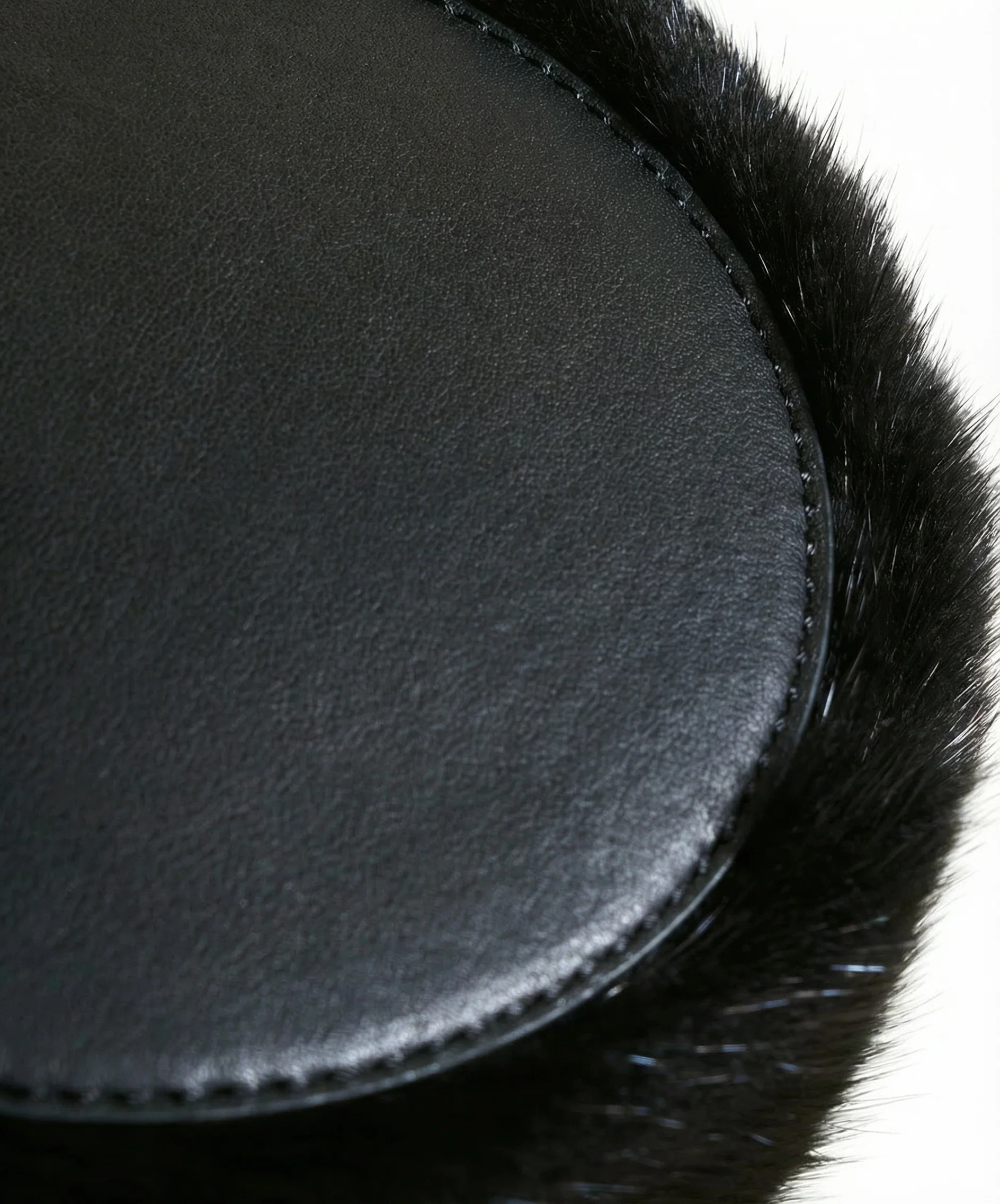 Velvet Mink Mini Bucket Bag - Image 5
