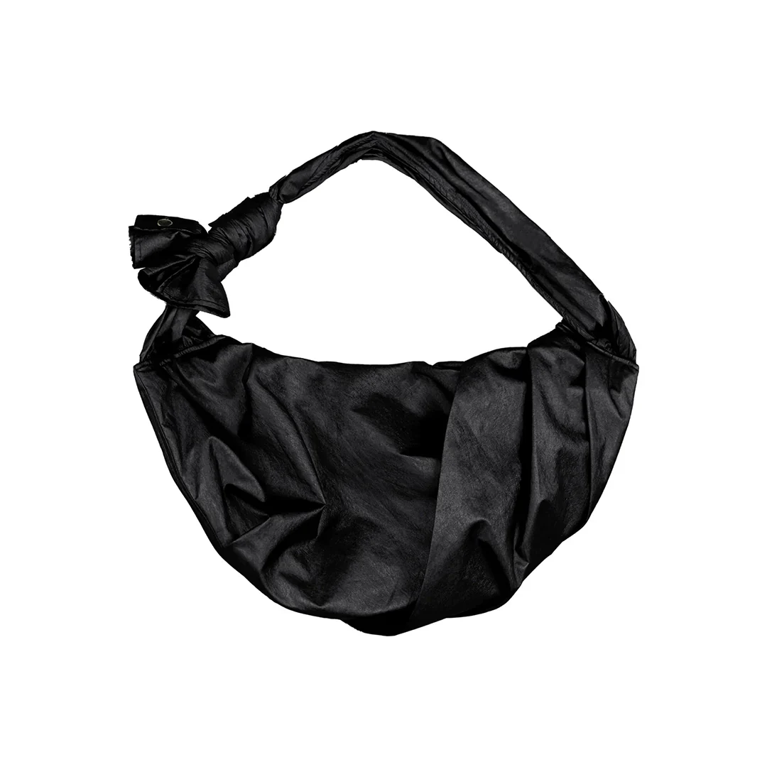 Versatile Pleated Knot Shoulder Bag - Image 5