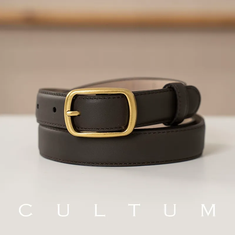 Versatile Retro Leather Belt - Image 7