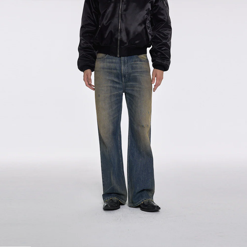 Vintage Blue Flared Jeans