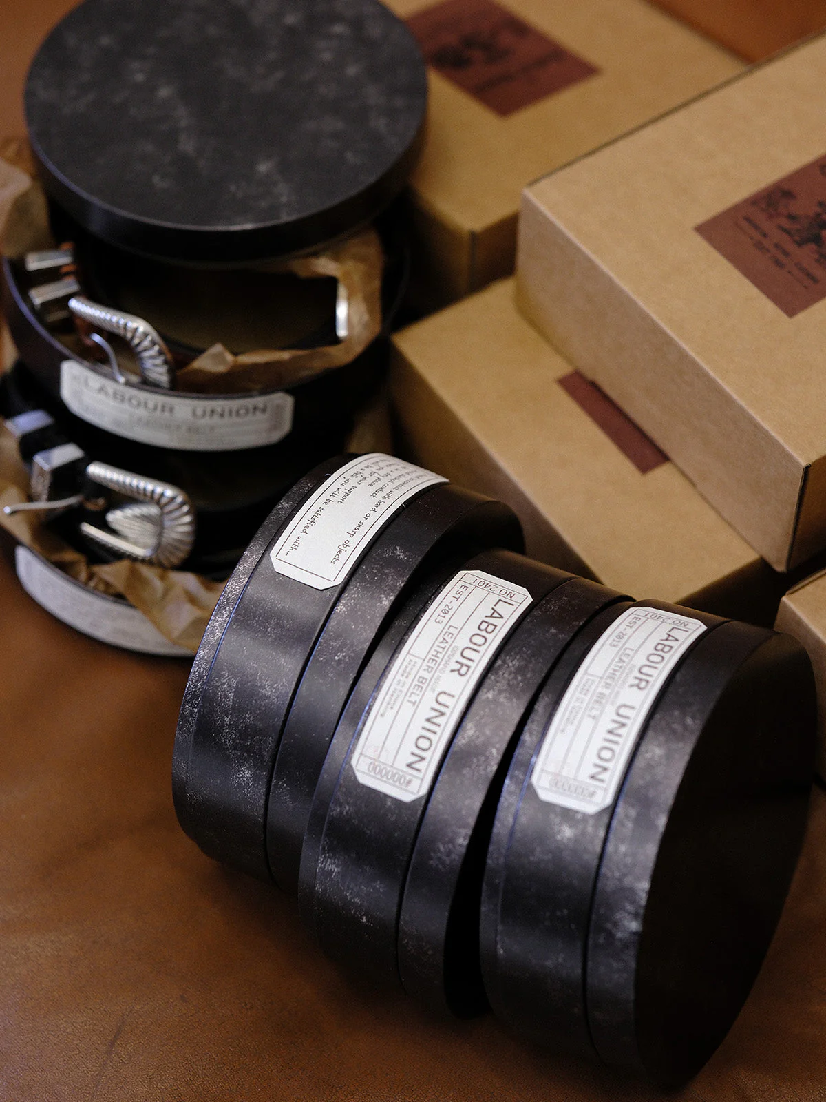 Vintage Cavalry Leather Belt - Image 5