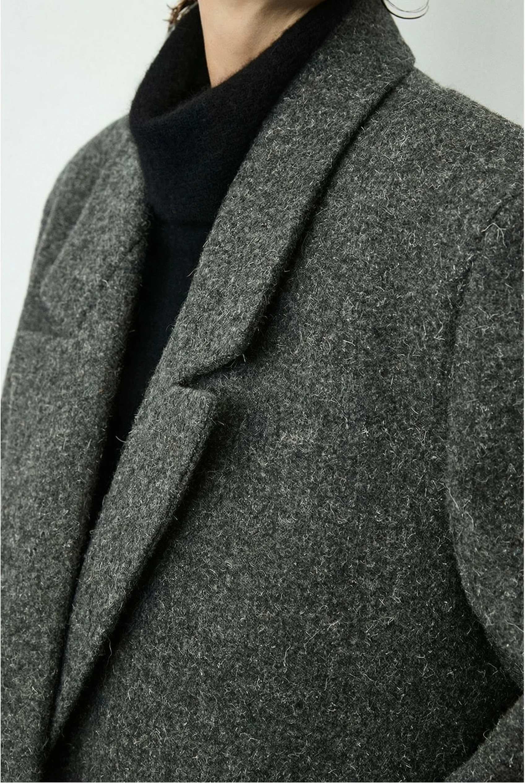 Vintage Double-Breasted Overcoat - Image 4