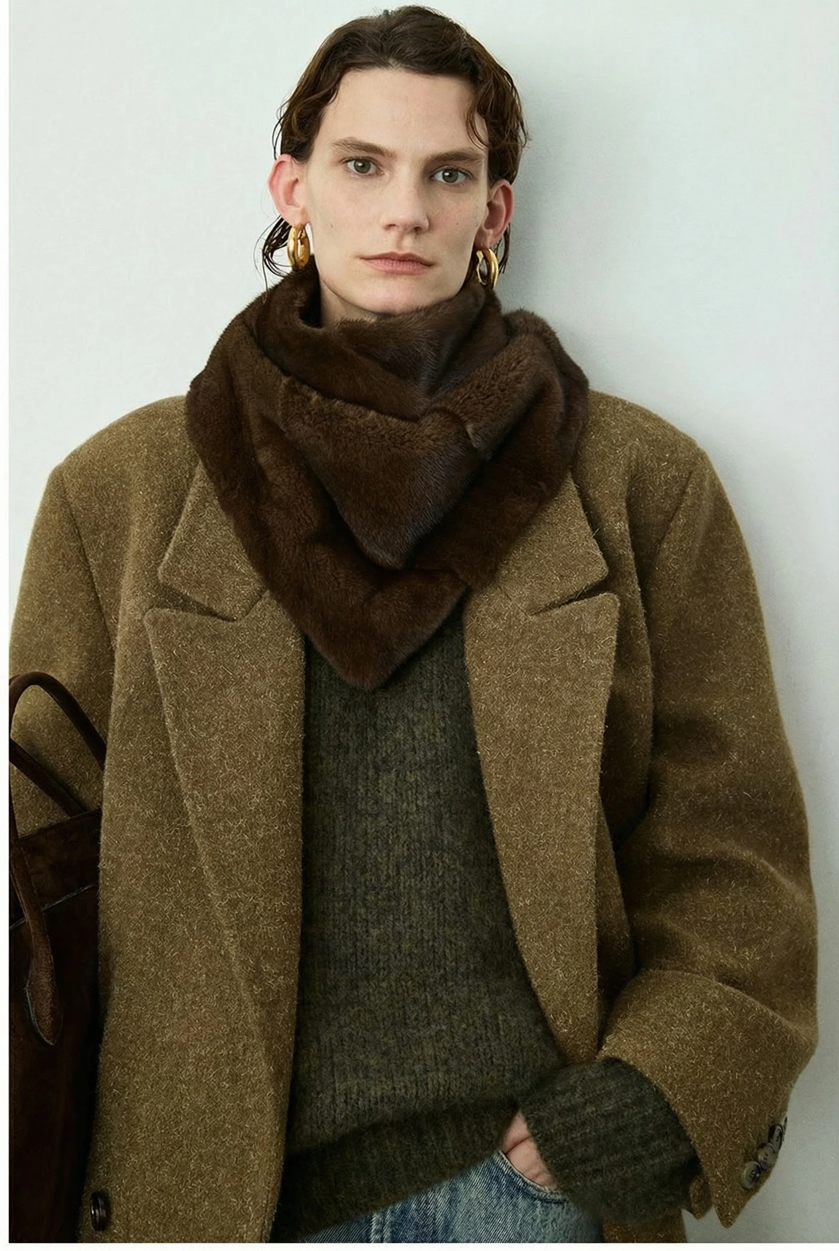 Vintage Double-Breasted Overcoat - Image 5