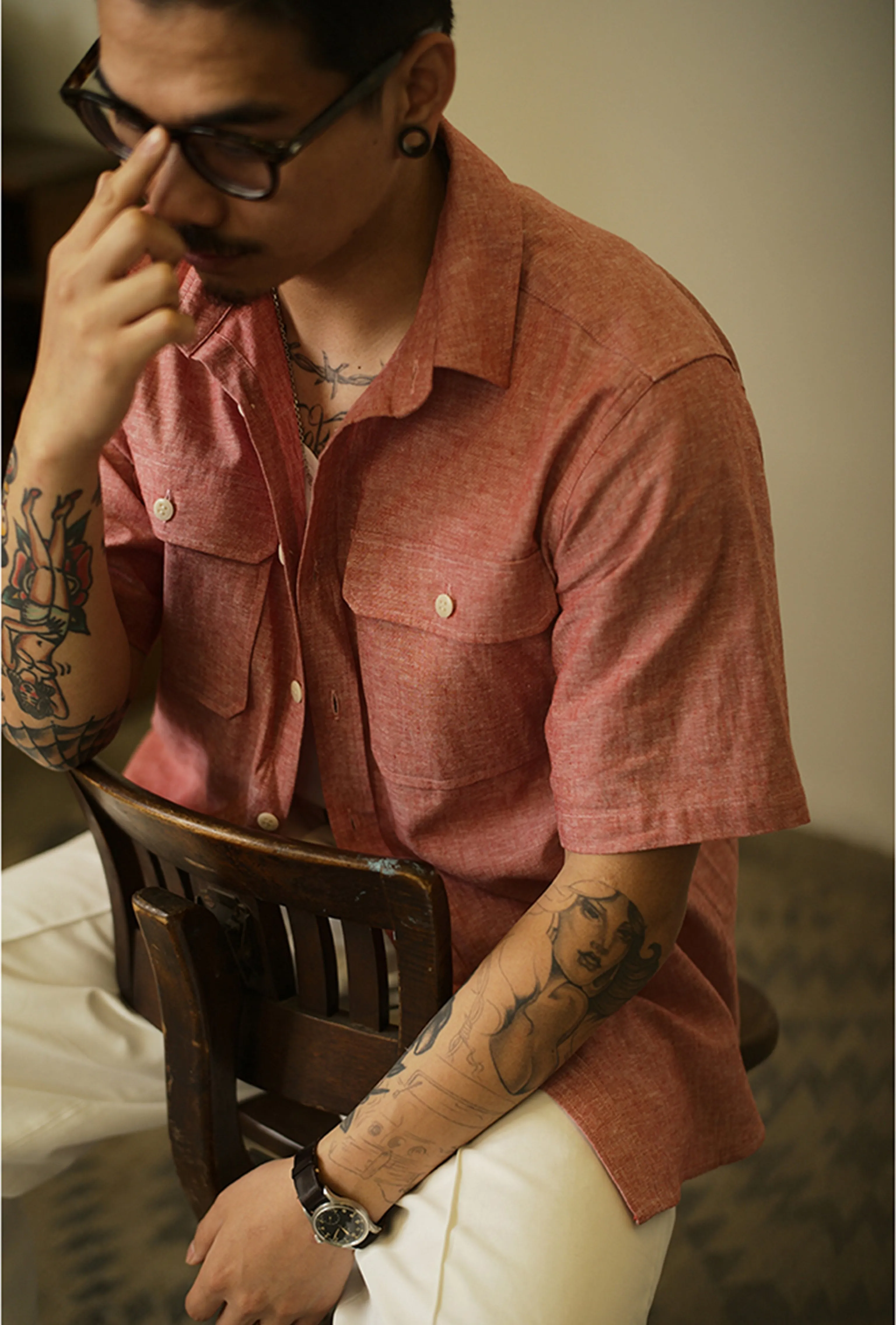 Vintage Labor Union Linen Shirt - Image 6