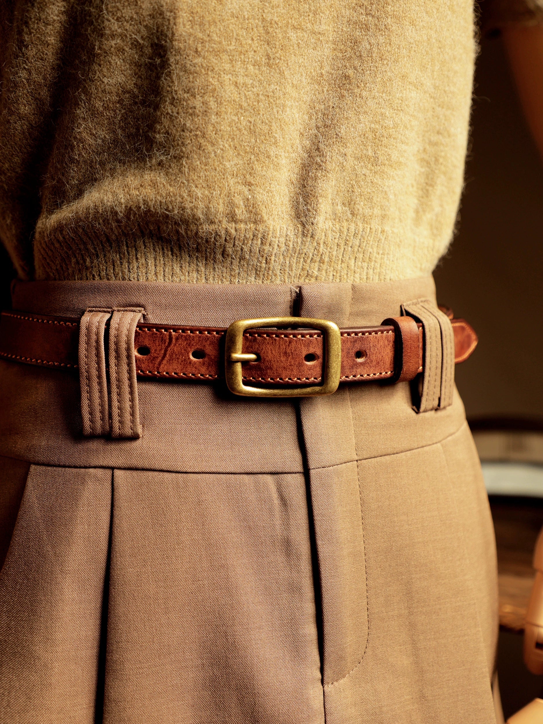 Vintage Leather Belt