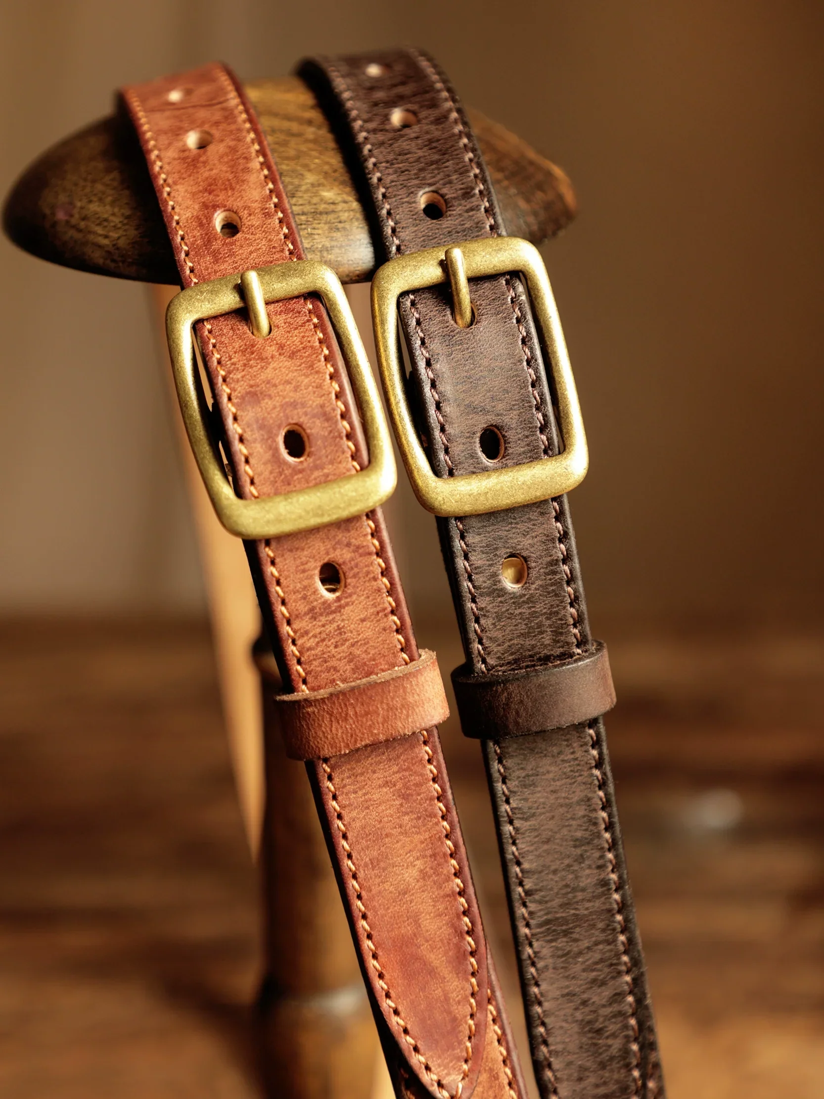 Vintage Leather Belt - Image 3