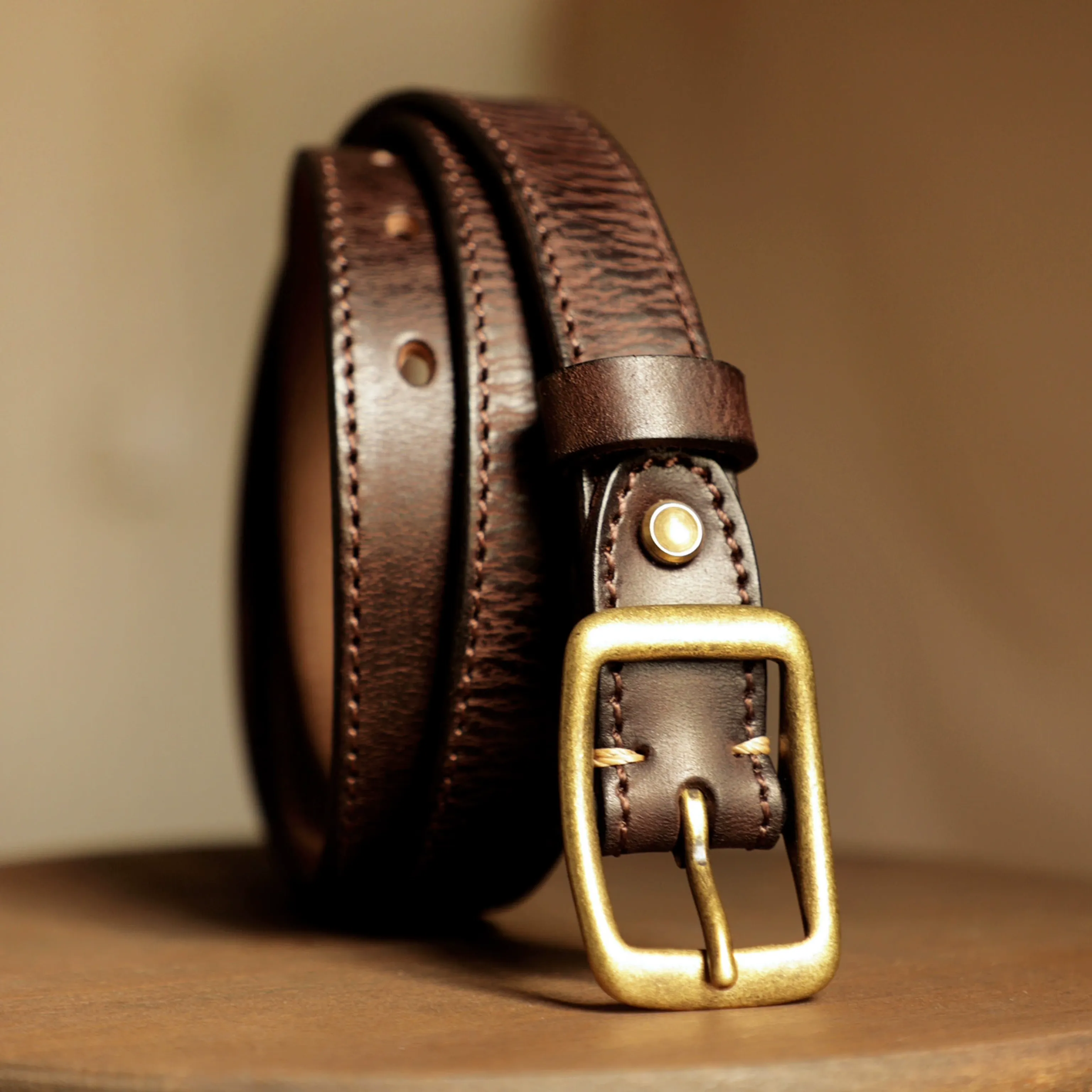 Vintage Leather Belt - Image 7