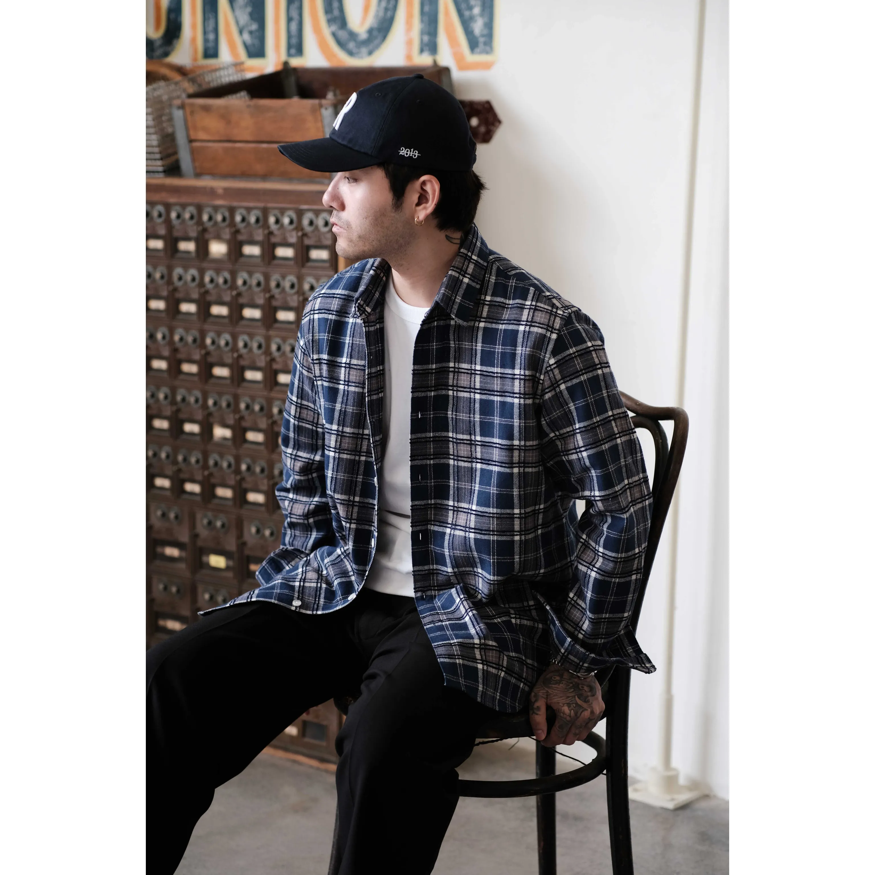 Vintage Plaid Flannel Shirt
