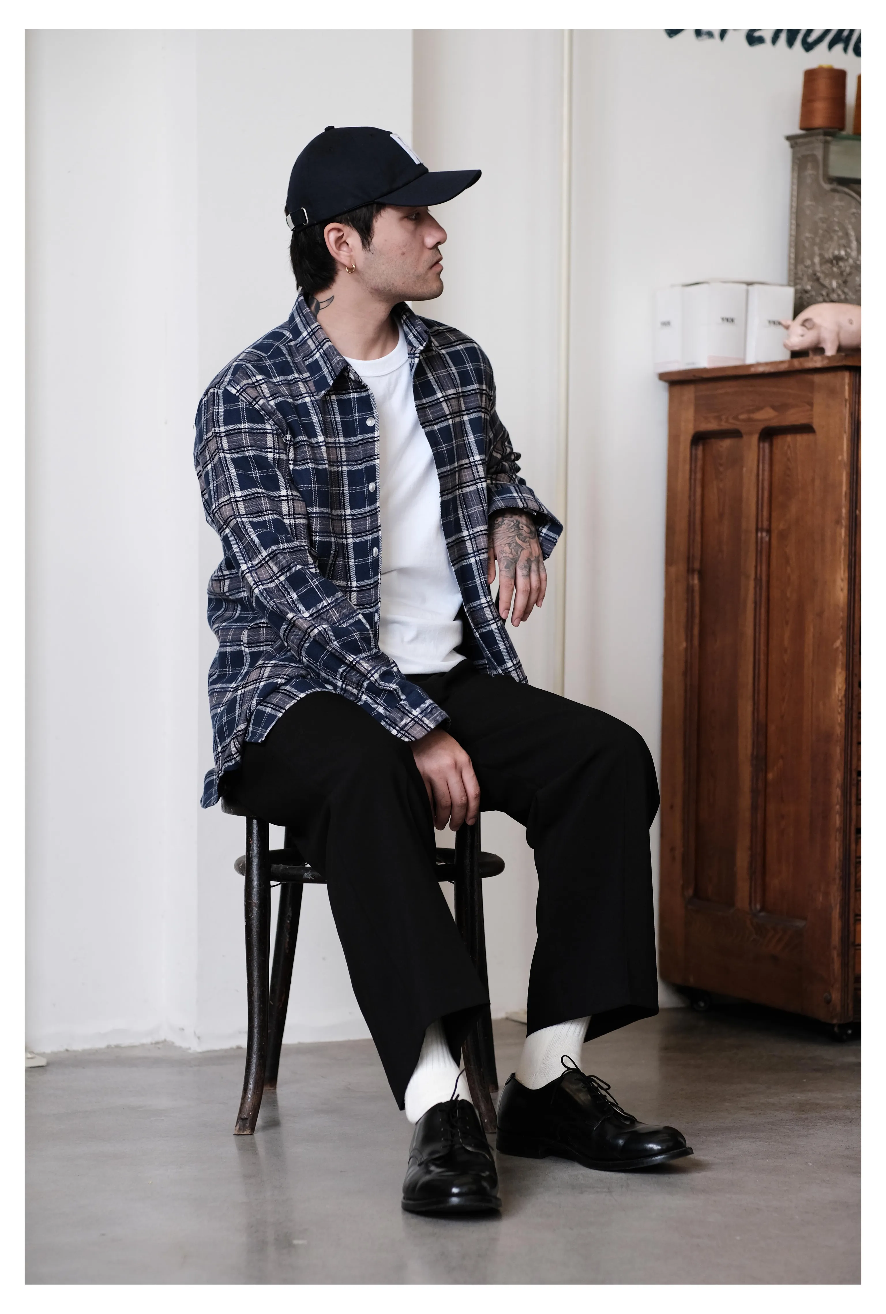Vintage Plaid Flannel Shirt - Image 6