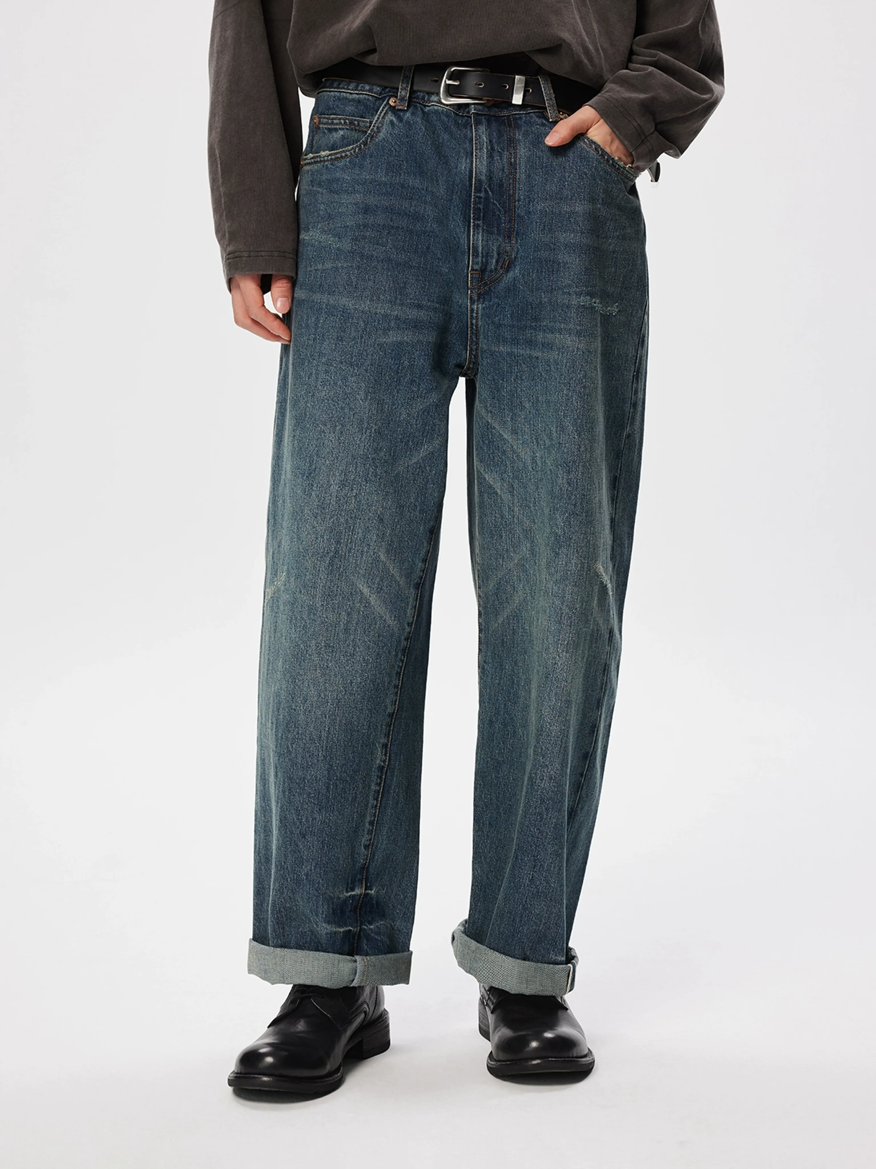 Vintage Selvedge Denim Jeans - Image 6
