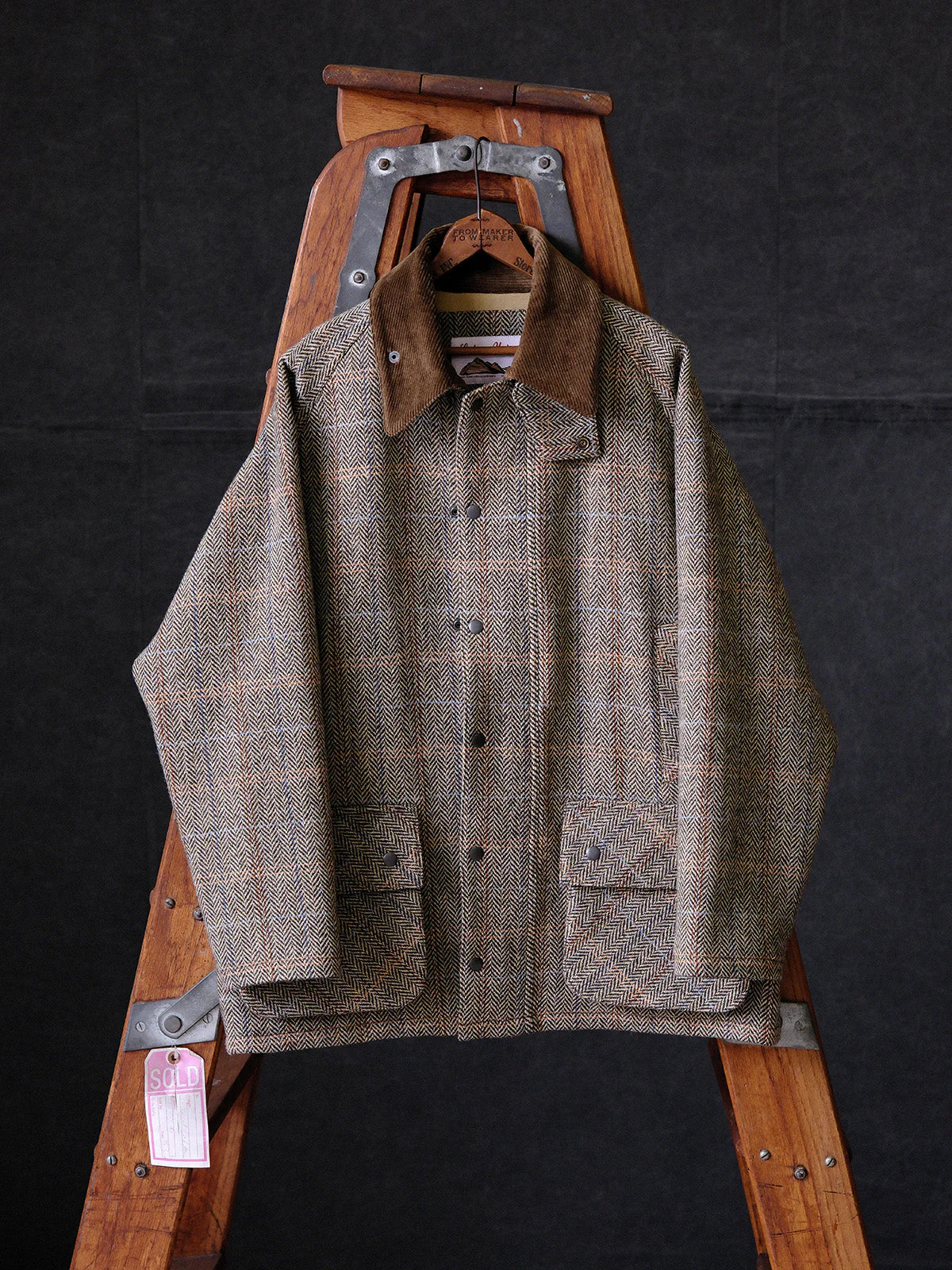 Vintage Tweed Coat - Image 5