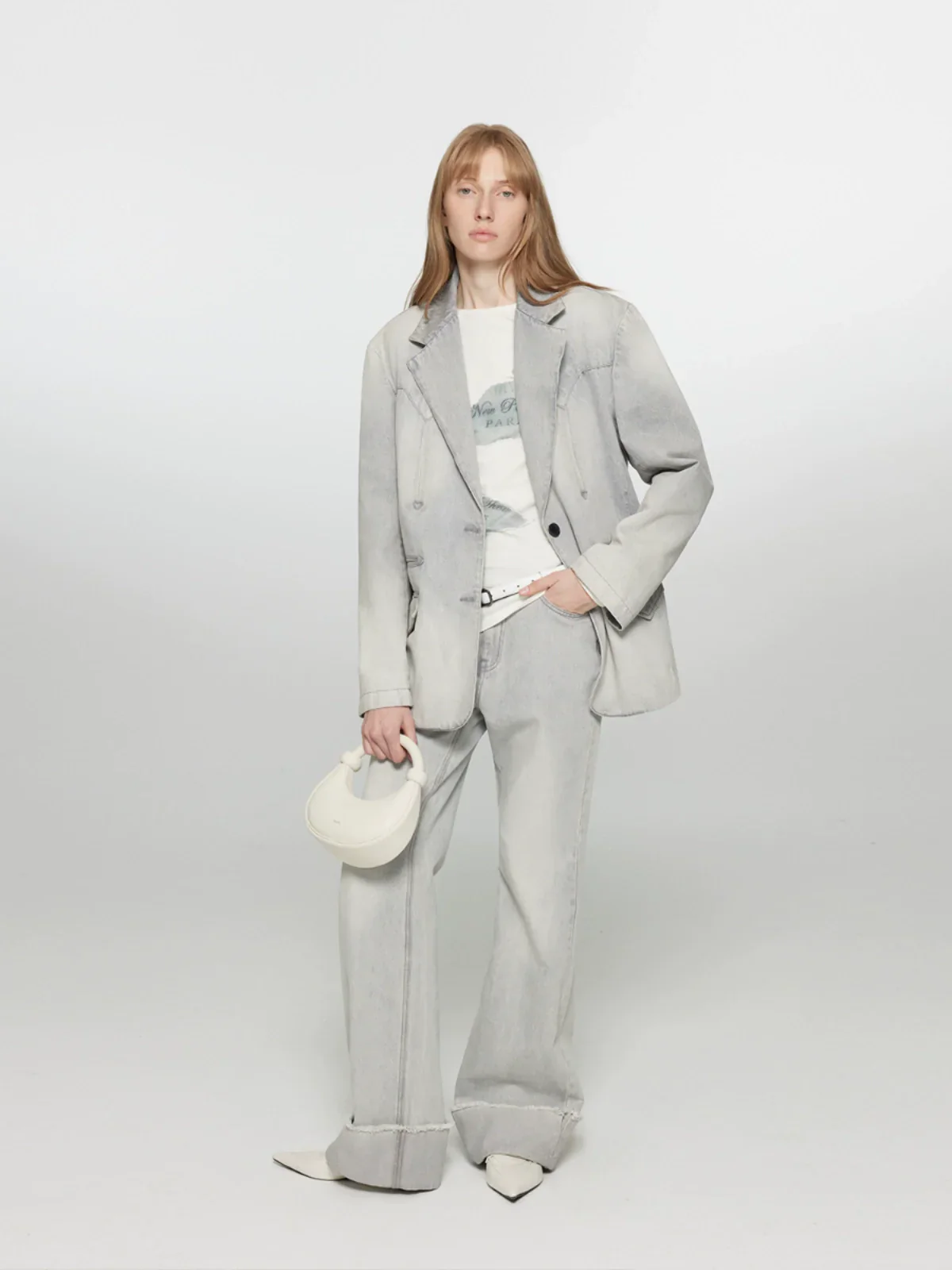 Vintage Wash Denim Suit - Image 5