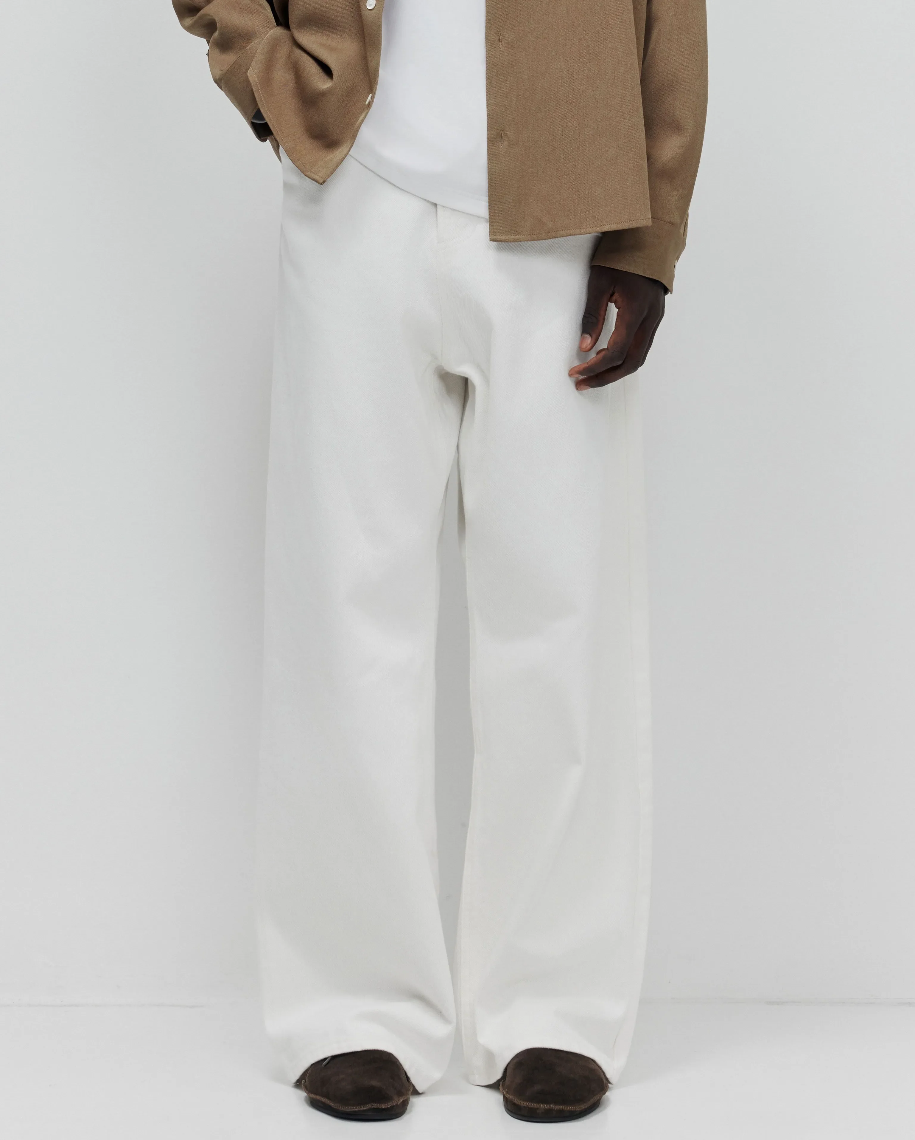 Vintage Wash Loose Straight Jeans - Image 8