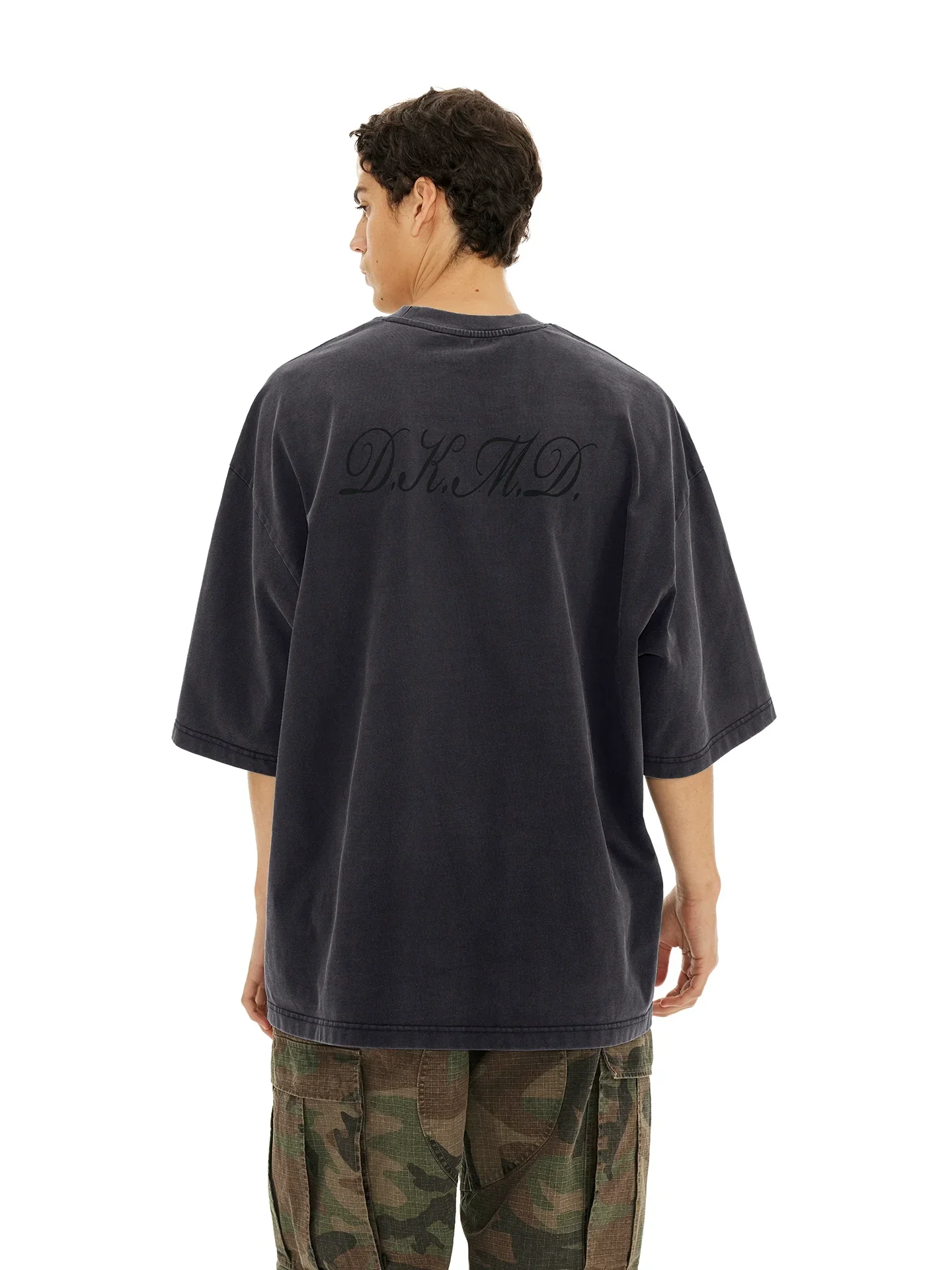 Vintage-Washed Oversized Tee - Image 3