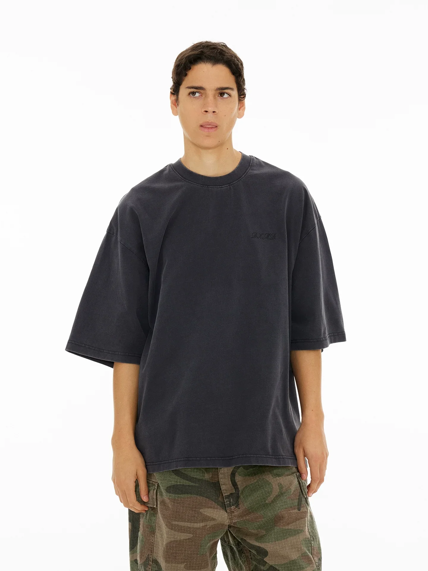 Vintage-Washed Oversized Tee - Image 4
