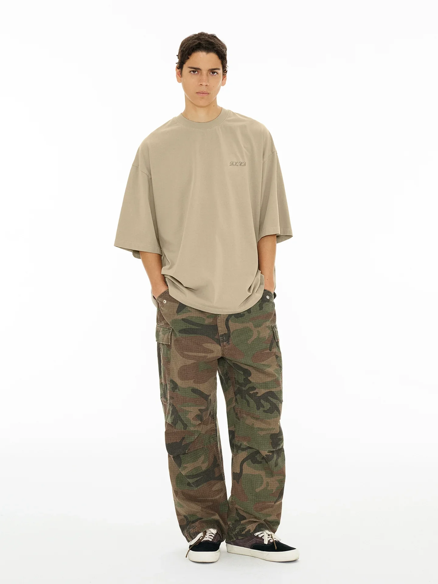 Vintage-Washed Oversized Tee - Image 5