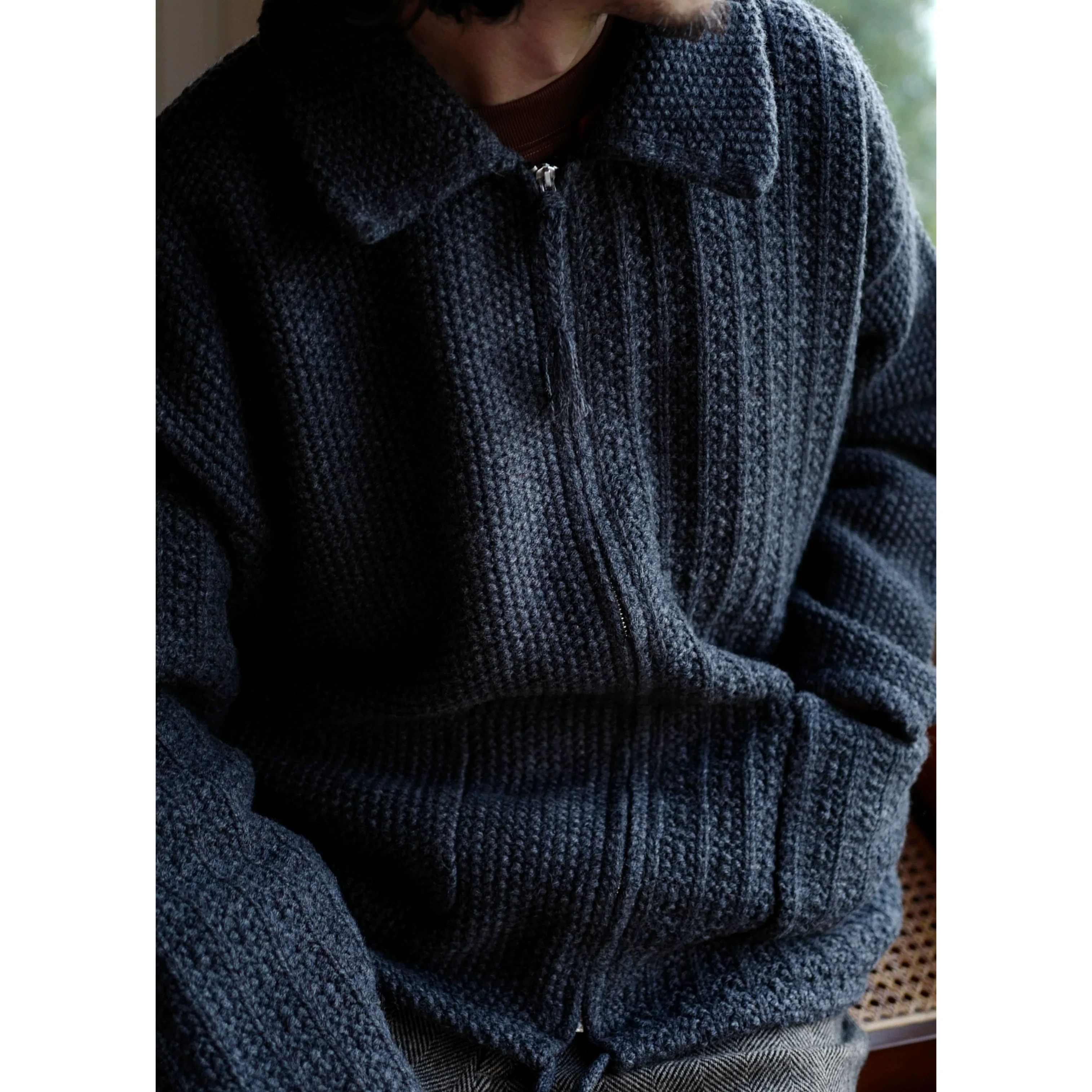 Vintage Wool Zip Jacket