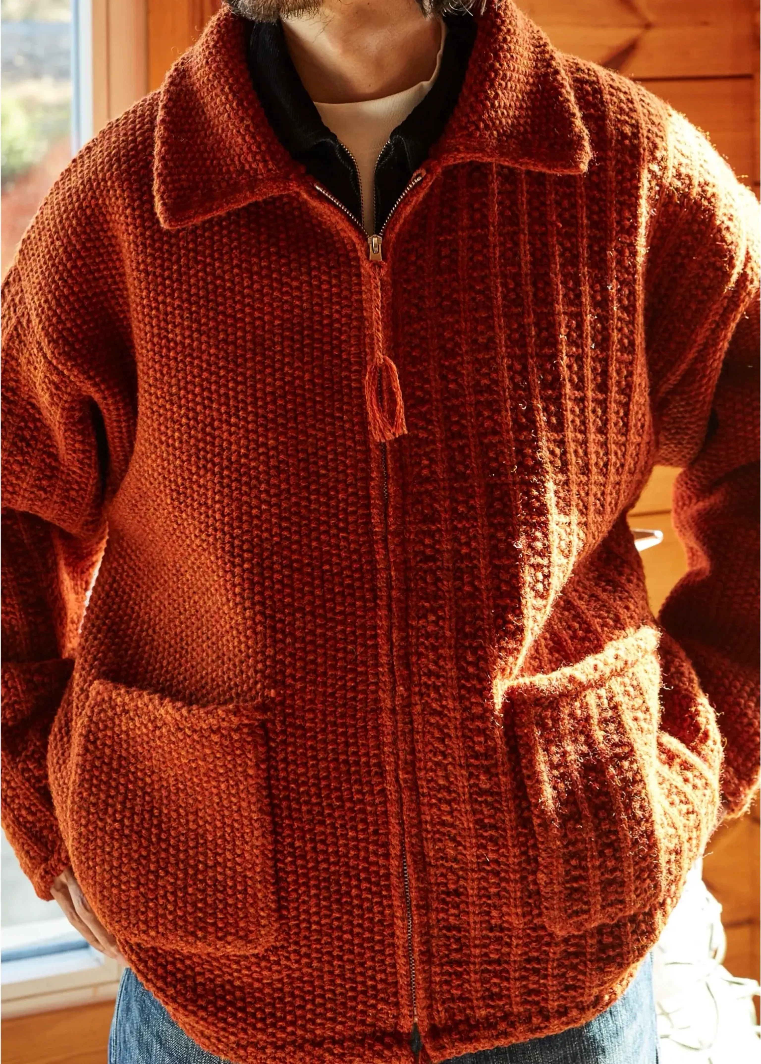 Vintage Wool Zip Jacket - Image 5