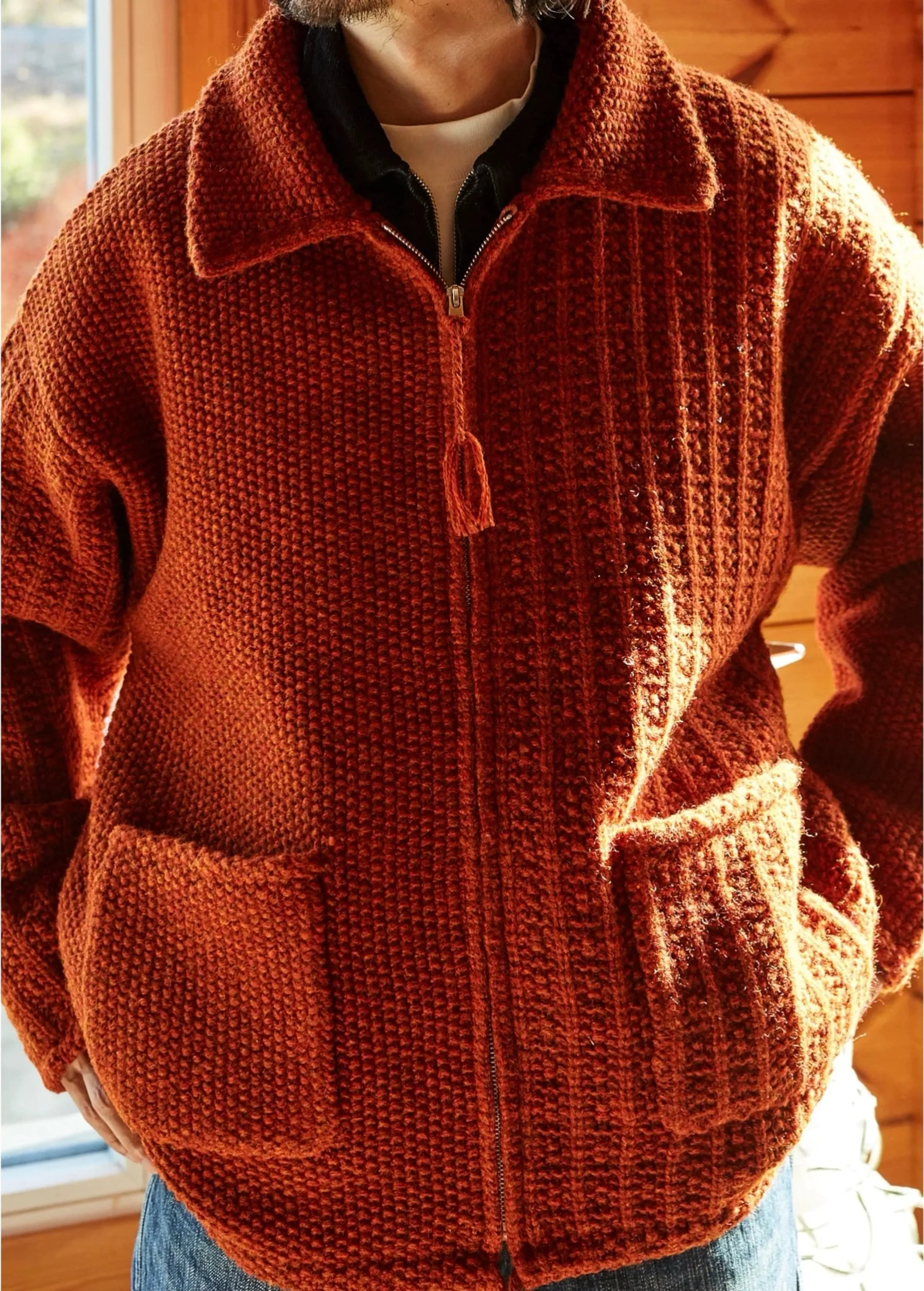 Vintage Wool Zip Jacket - Image 6