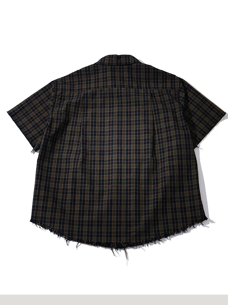Wafer Short-Sleeve Plaid Shirt - Image 3