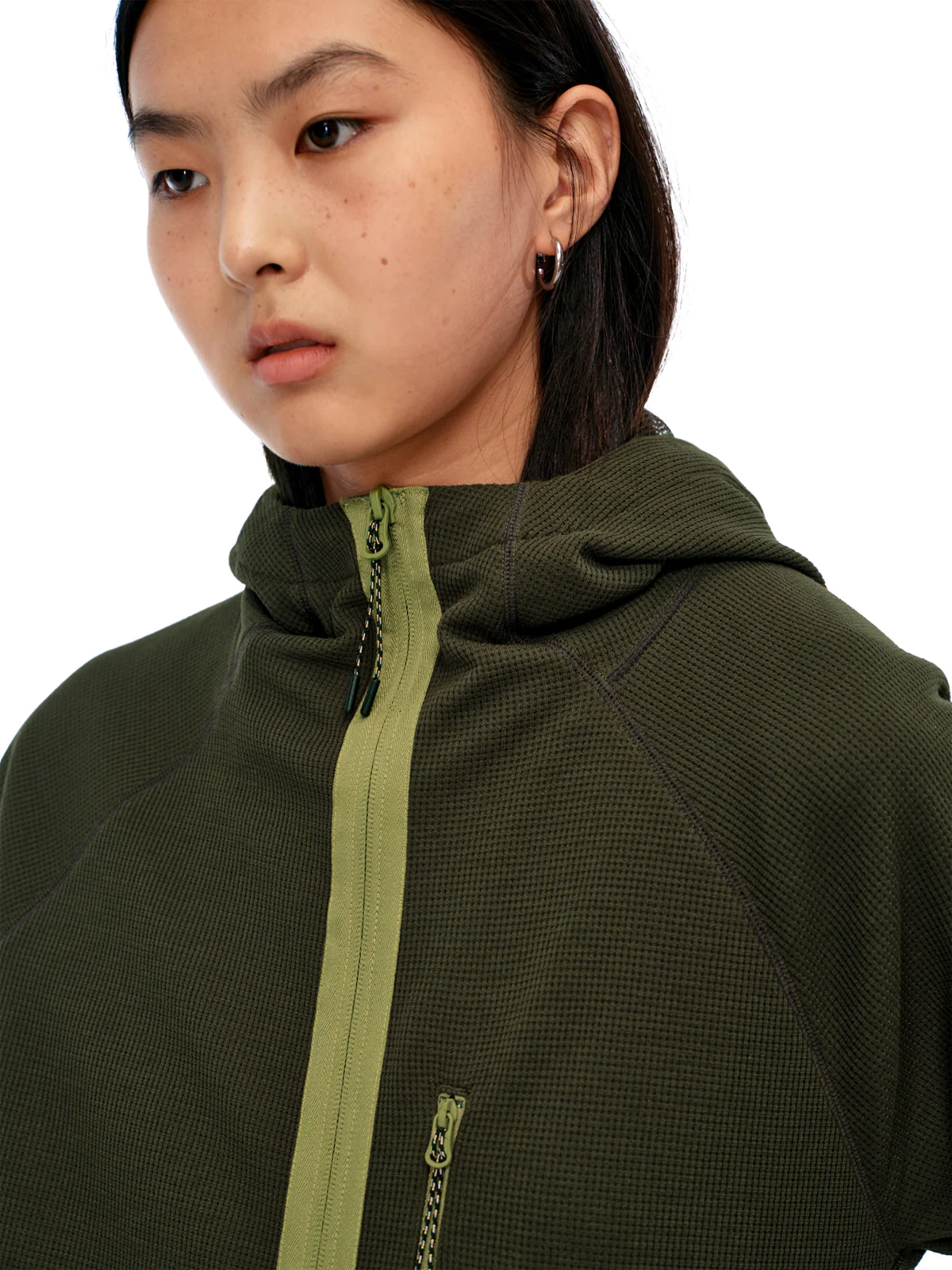 Waffle Hooded Jacket - Image 2