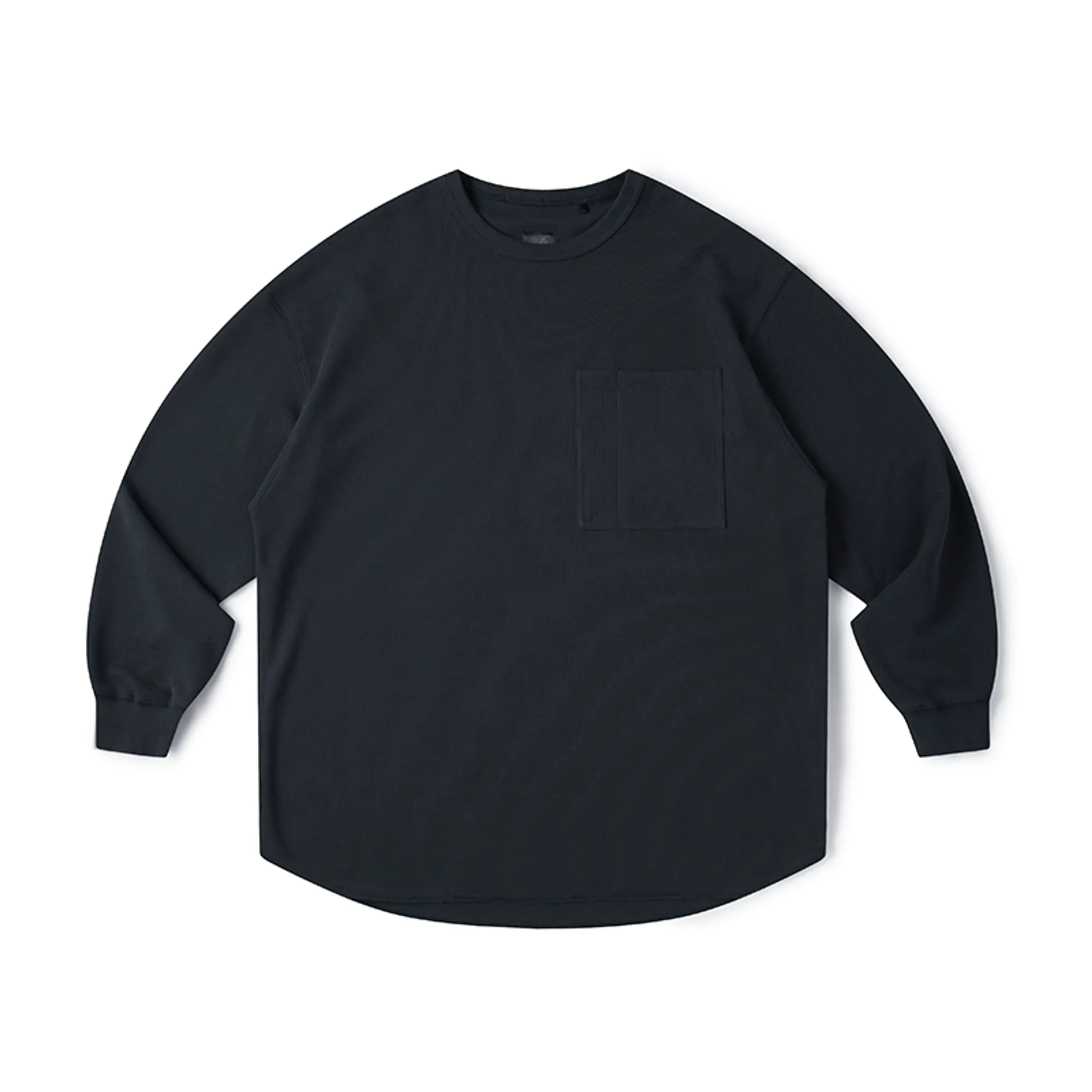 Waffle Long-Sleeve Pocket Tee - Image 6