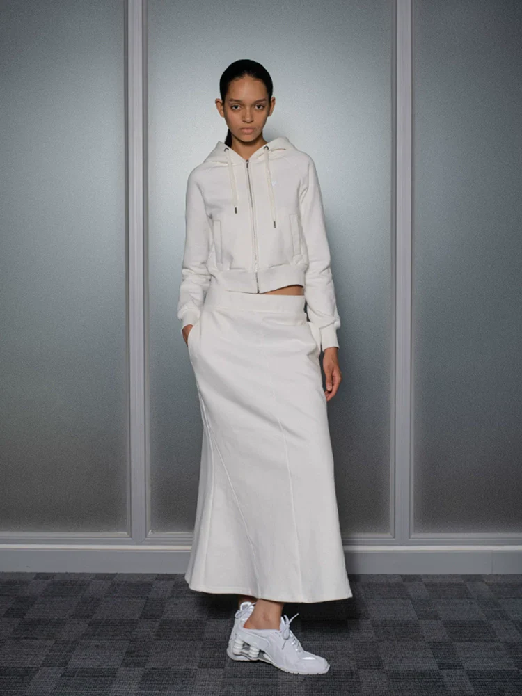 Walk Hooded Cardigan & Fishtail Skirt - Image 2