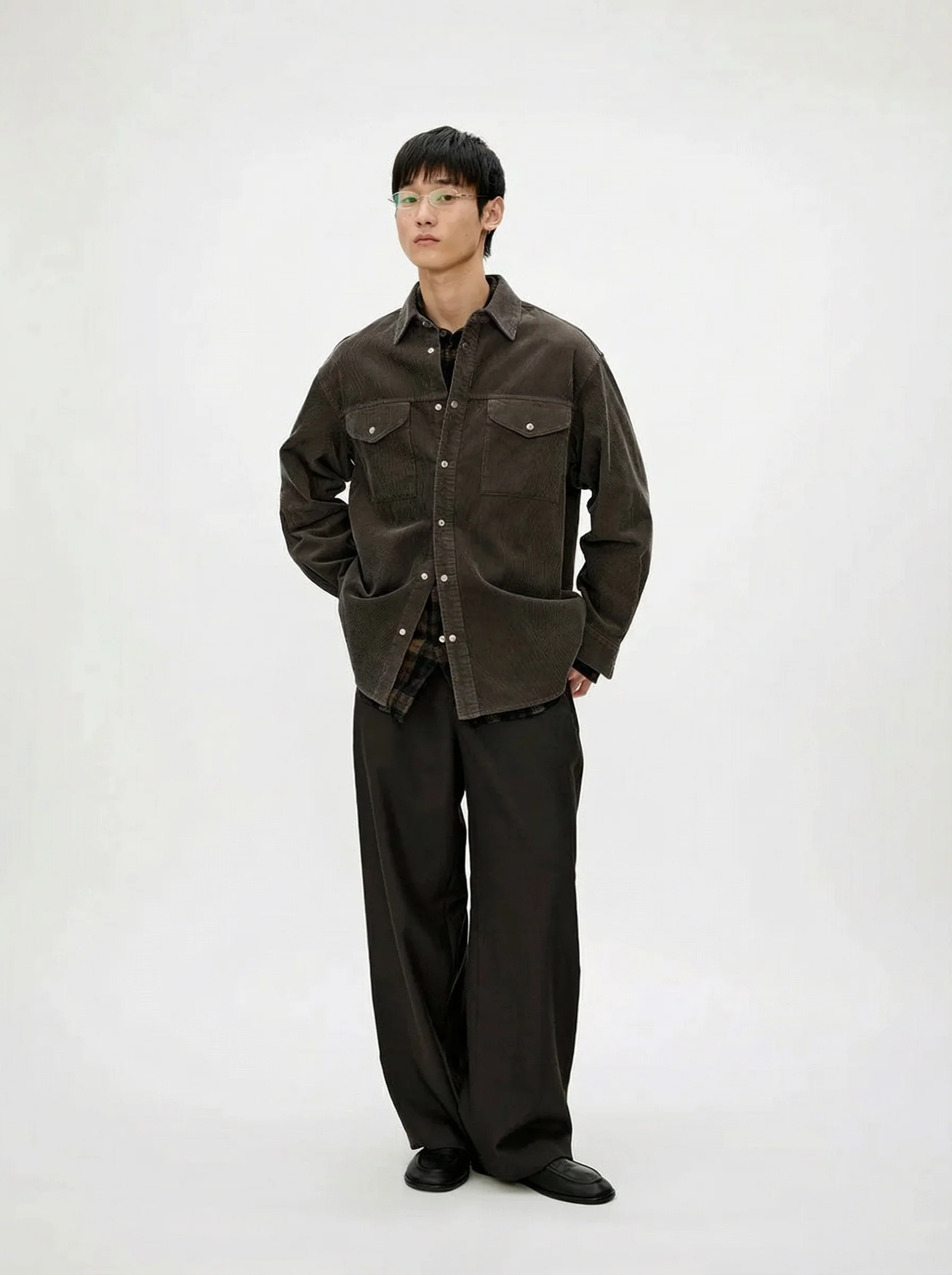Washed 11-Wale Corduroy Overshirt