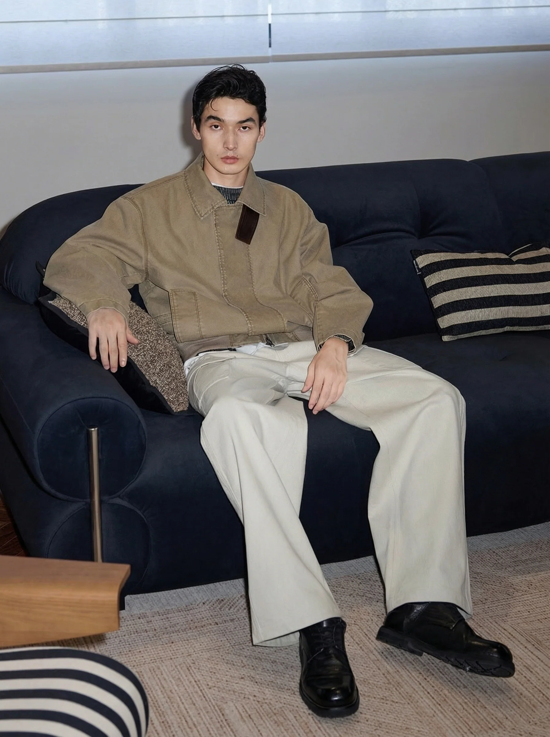 Washed Cotton Barn Jacket - Image 2