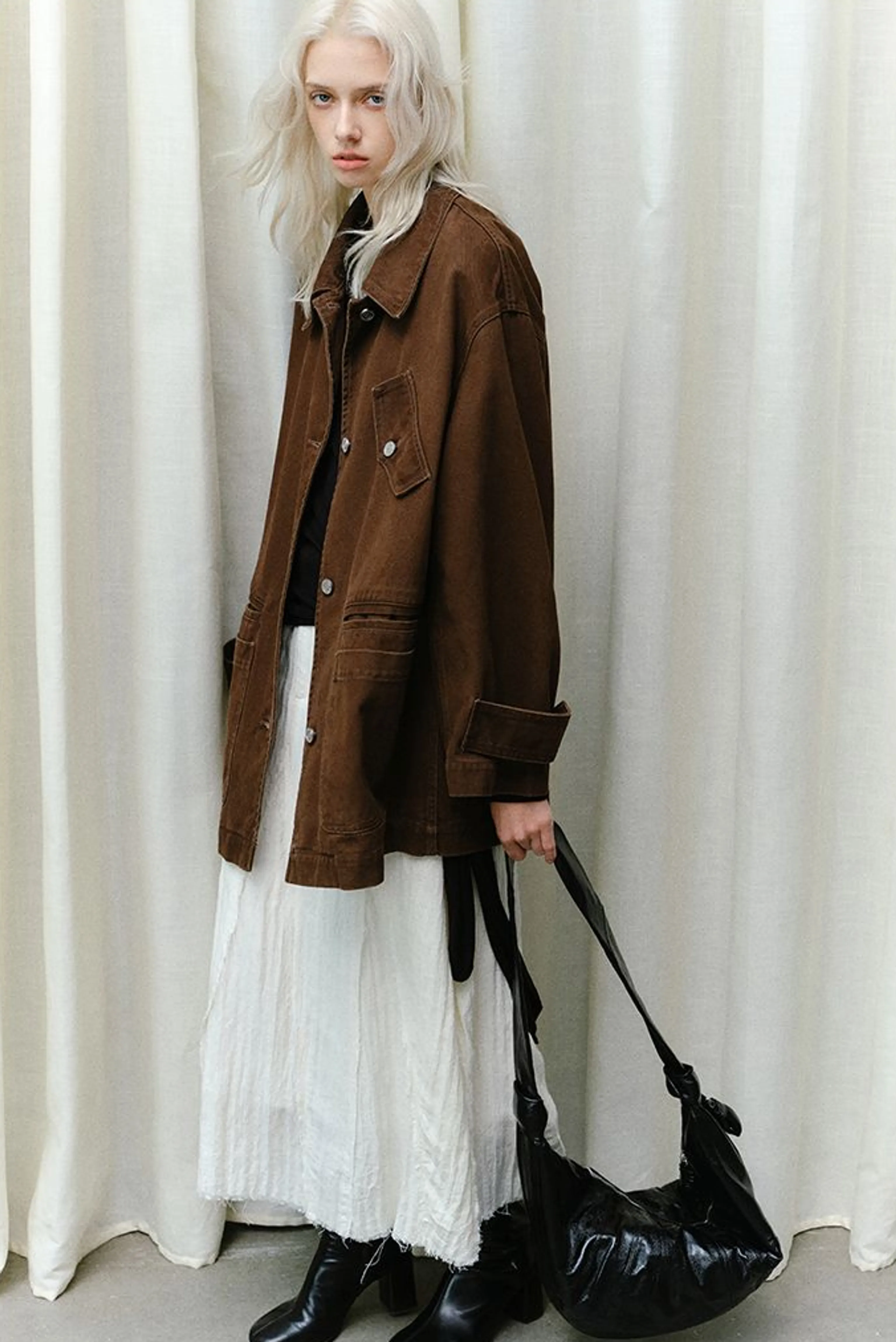 Washed Cotton Chore Jacket - Image 7