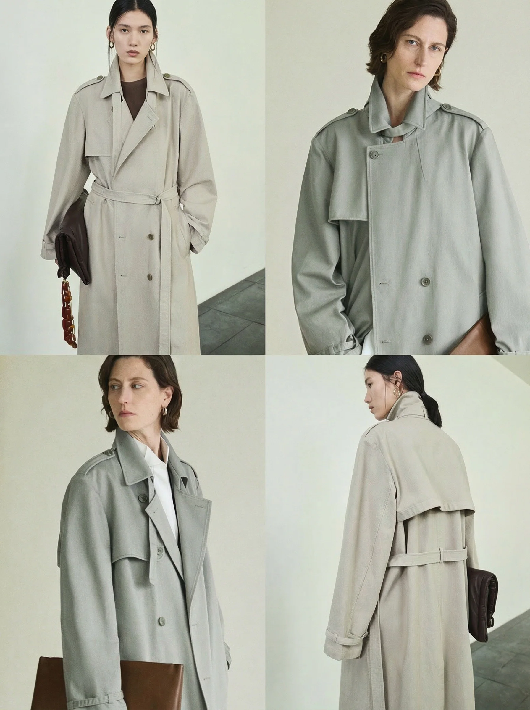 Washed Cotton Maxi Trench Coat - Image 5