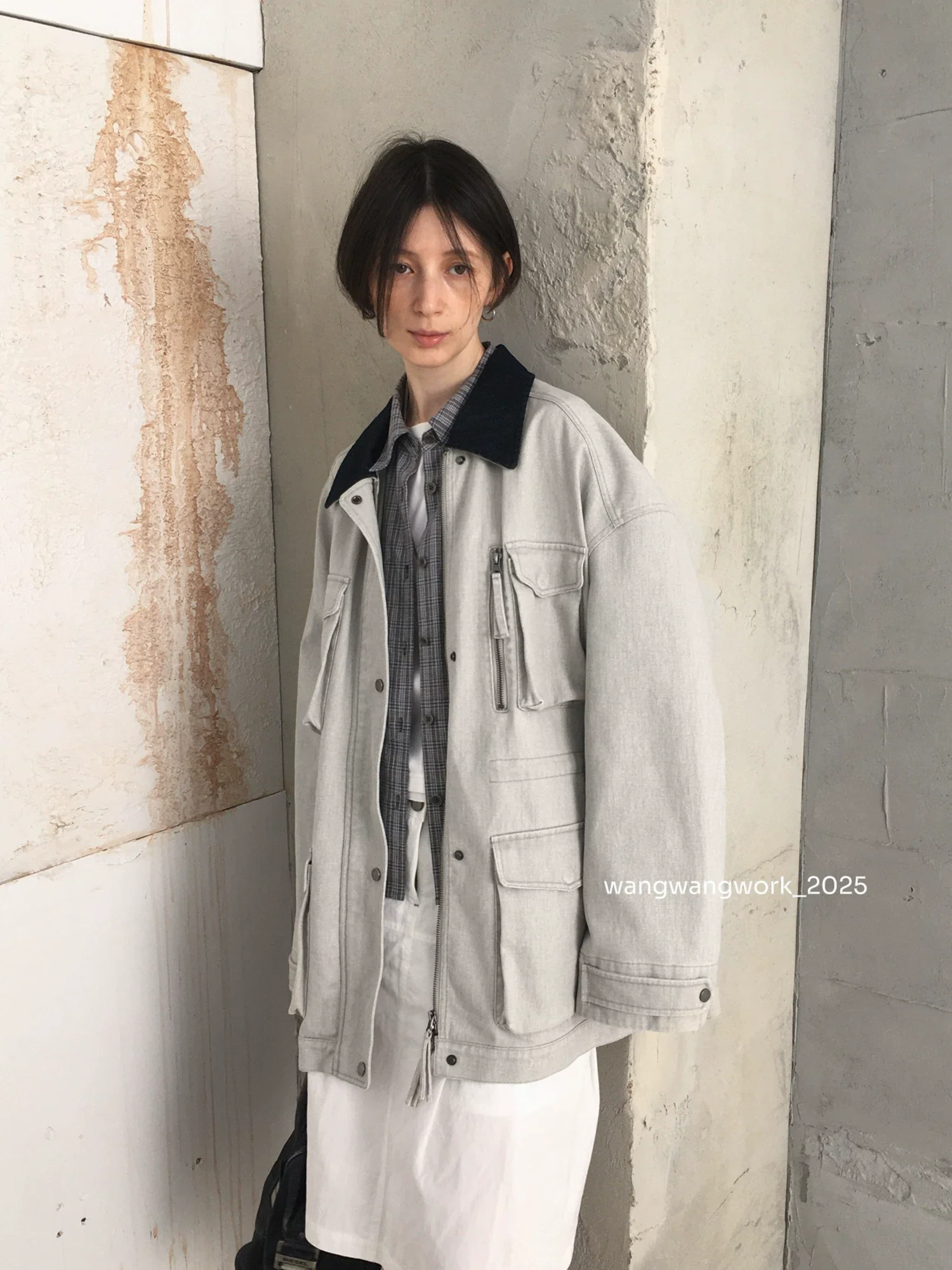 Washed Cotton Utility Jacket - Image 6