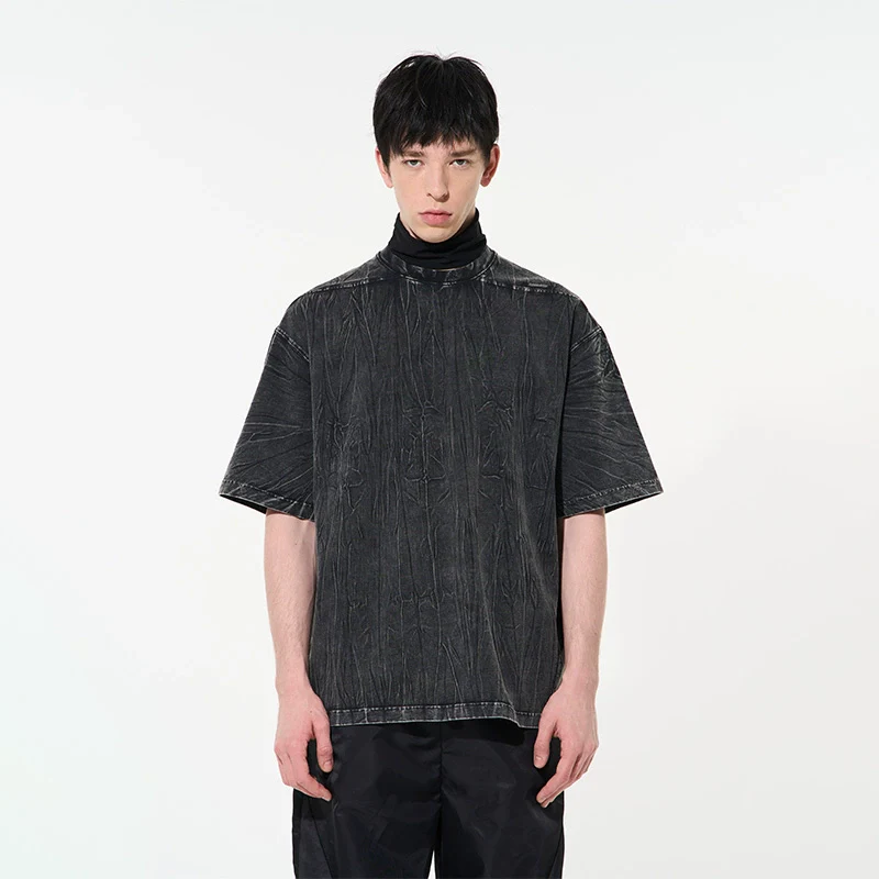 Washed Crinkle Oversized Tee - Image 5