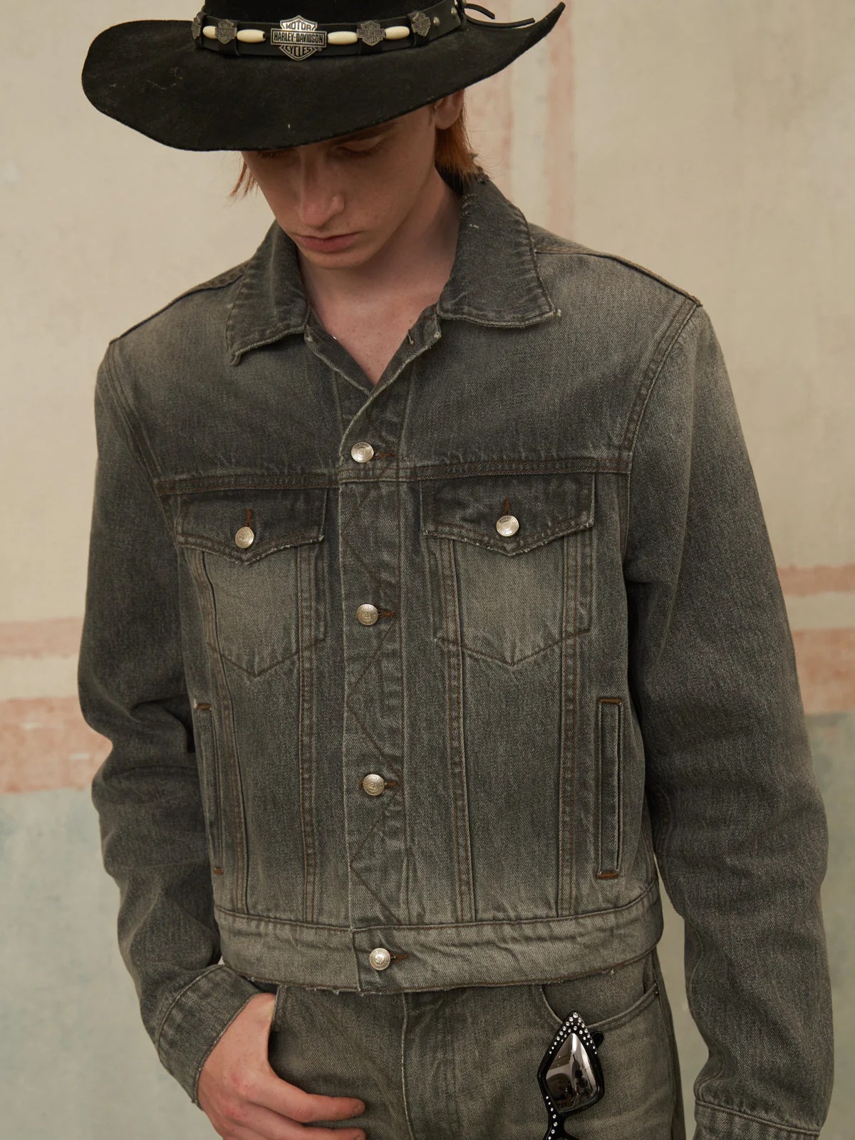 Washed Denim Jacket - Image 2