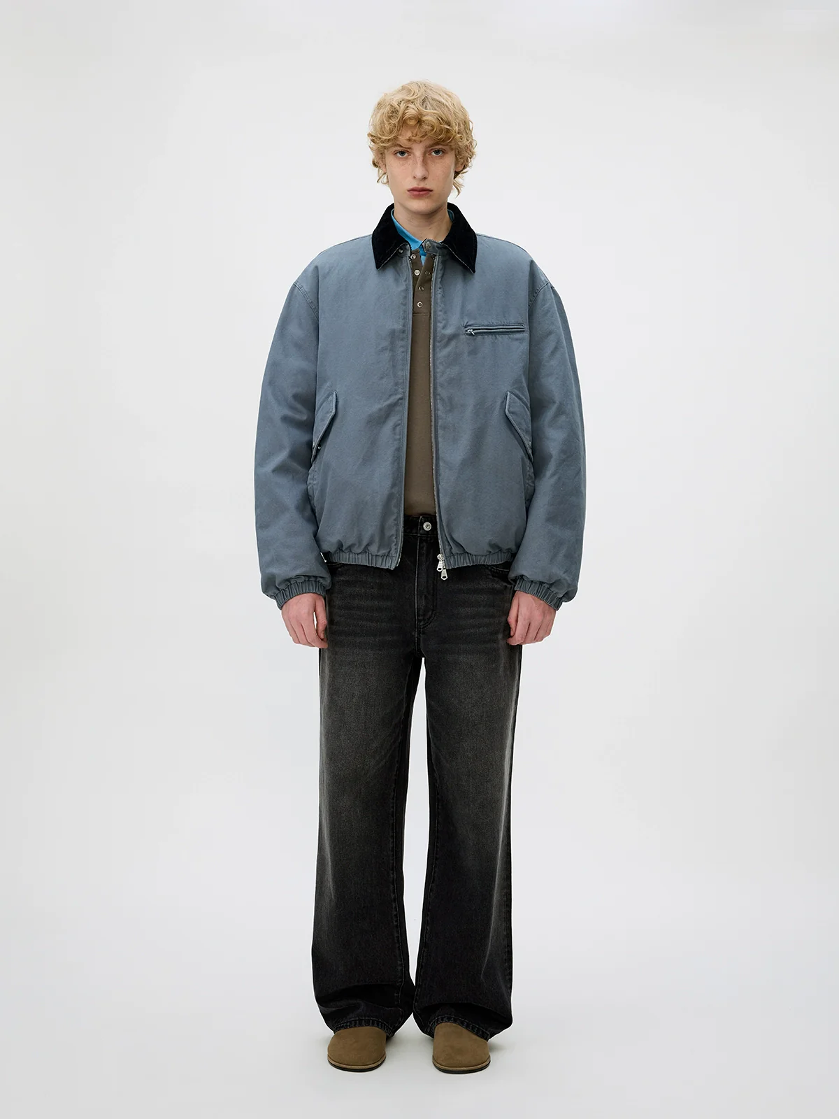 Washed Down Work Jacket - Image 3